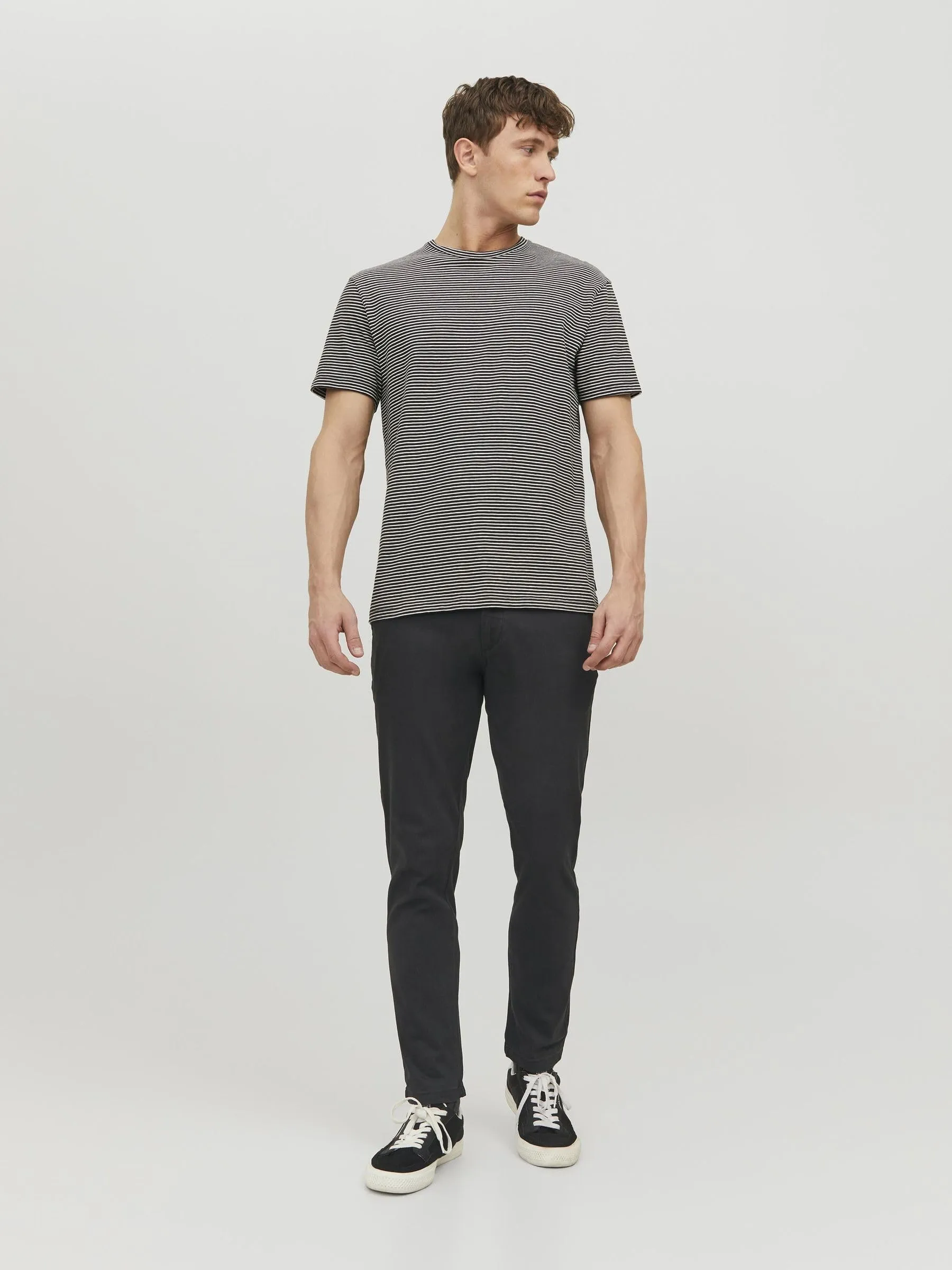 Jack & Jones Pantaloni Chino da Uomo Slim Fit, Nero, 38W x 34L (Confezione da 2) - immagine 5