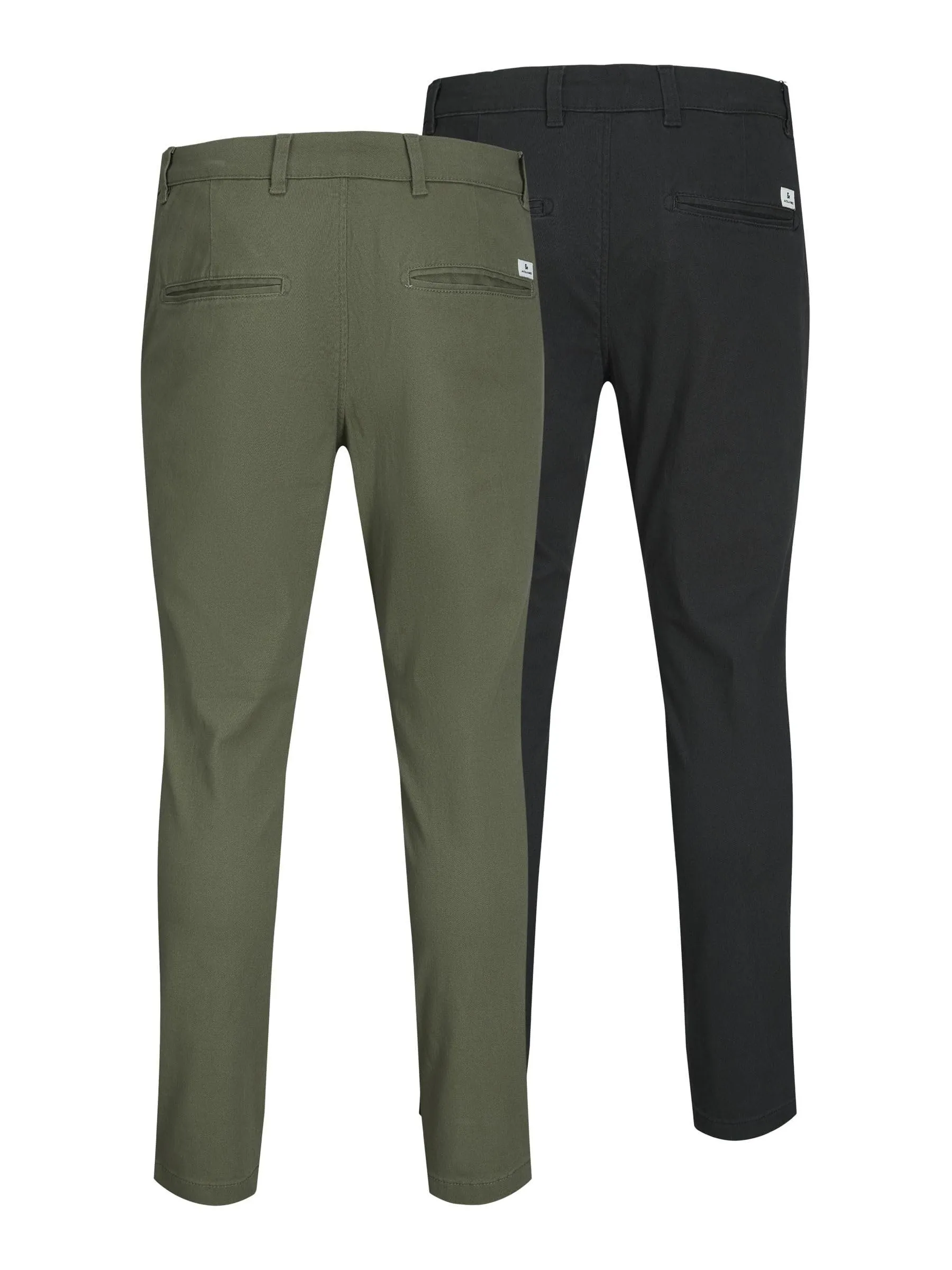 Jack & Jones Jjimarco Jjdave Slim Fit Chino Pants, 2-Pack, Crockery, 33W x 36L - immagine 8