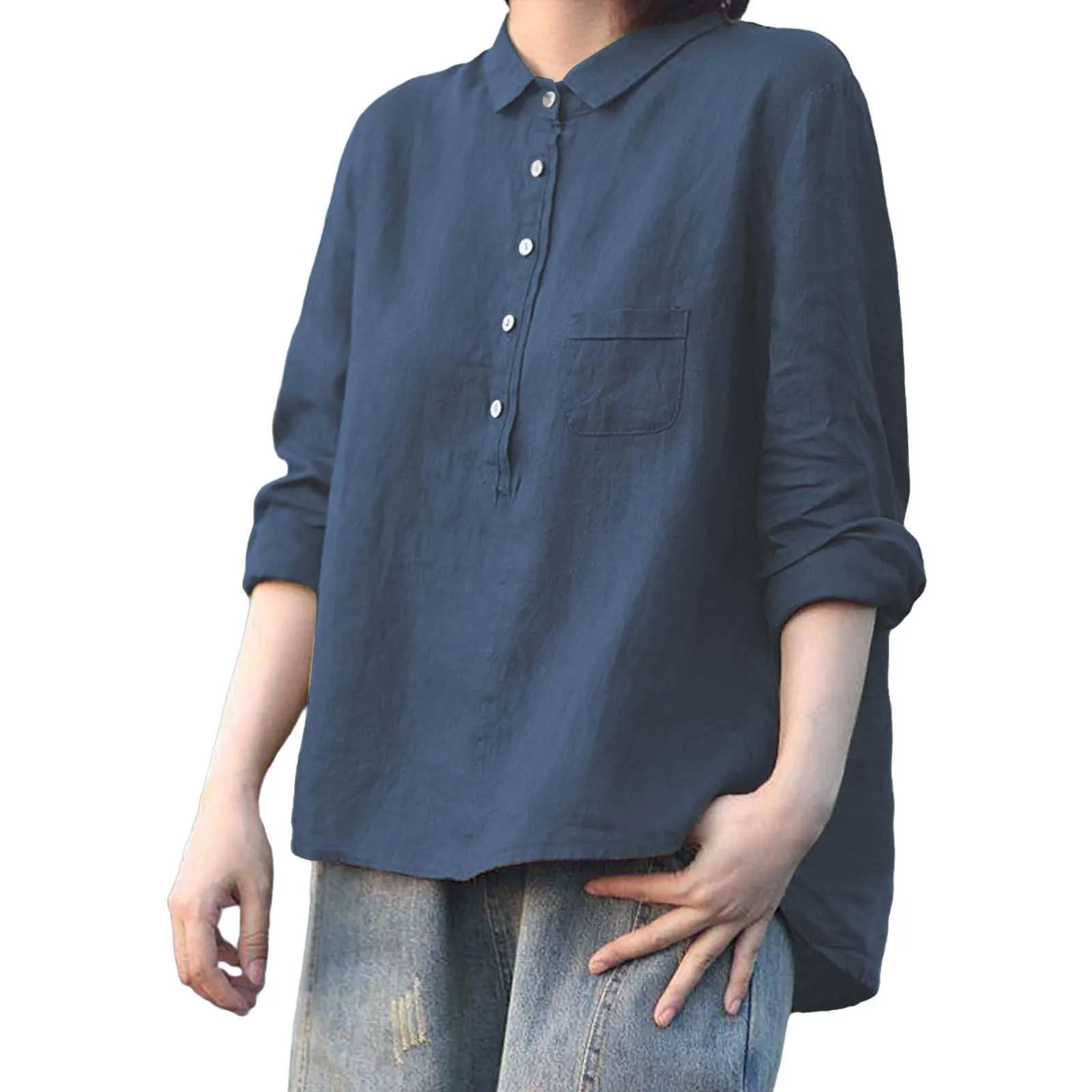 Cocila Camicia Balze Donna Manica Corta - immagine 5