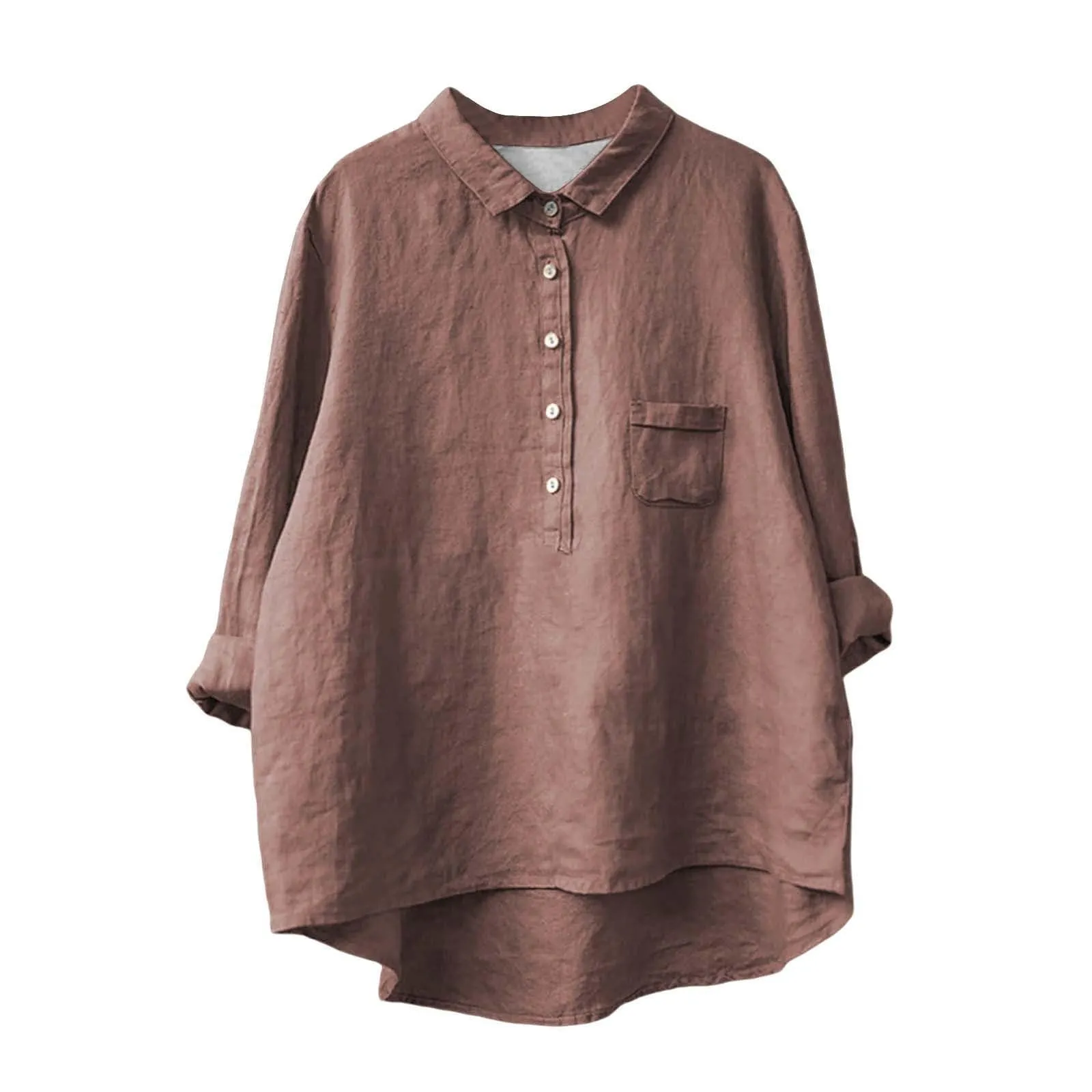 Cocila Donna Camicia Elastica in Cotone Bianco - immagine 1