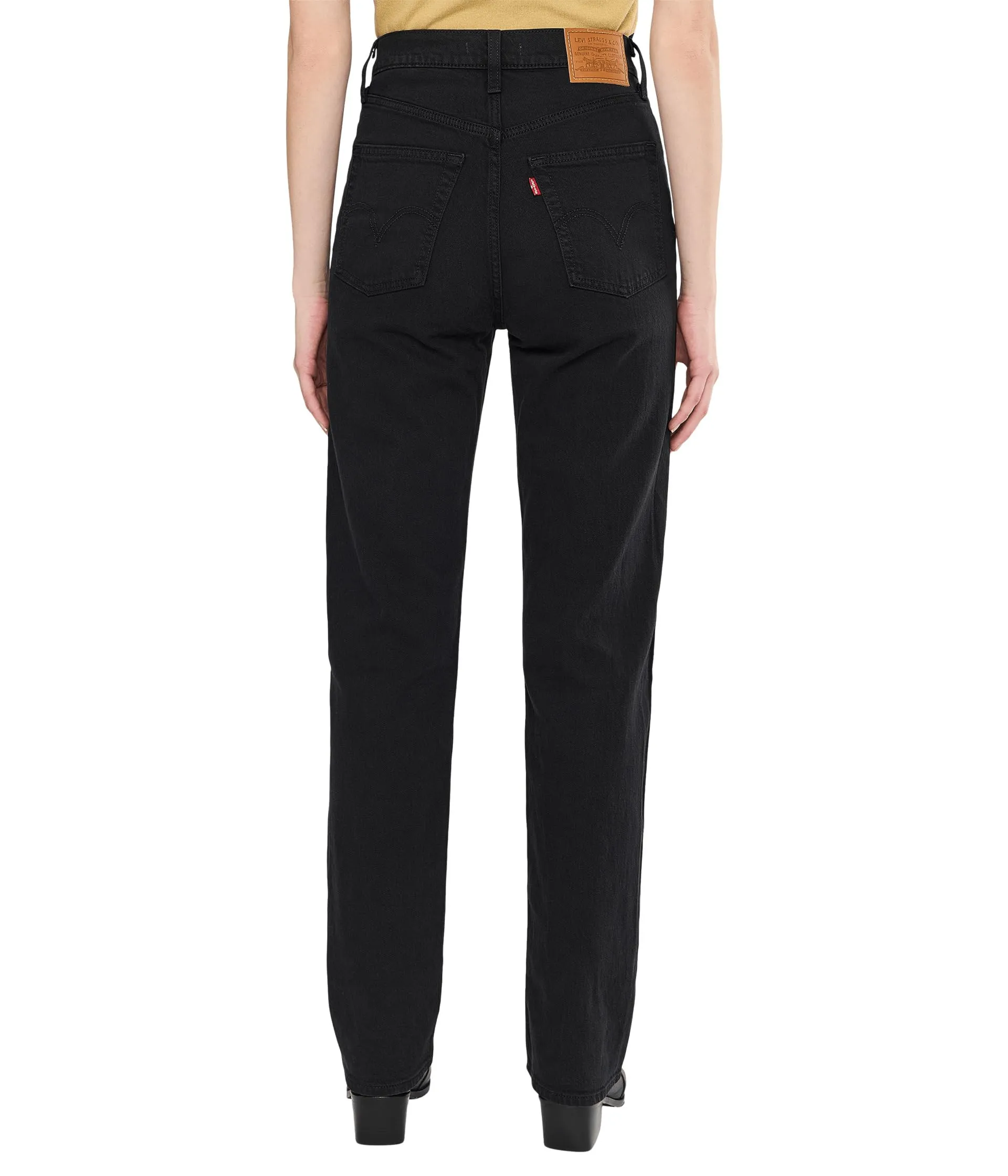 Levi's Ribcage Jeans Donna, Germoglio Nero, 24W x 32L - immagine 4