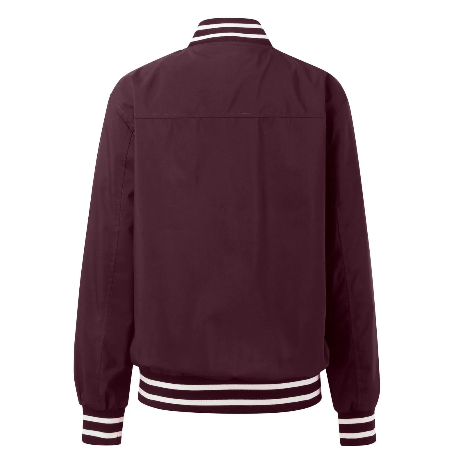 Giacca Baseball Donna con Motivo Floreale, Giubbotto Leggero Primavera Estate, College Blouson Streetwear - immagine 4