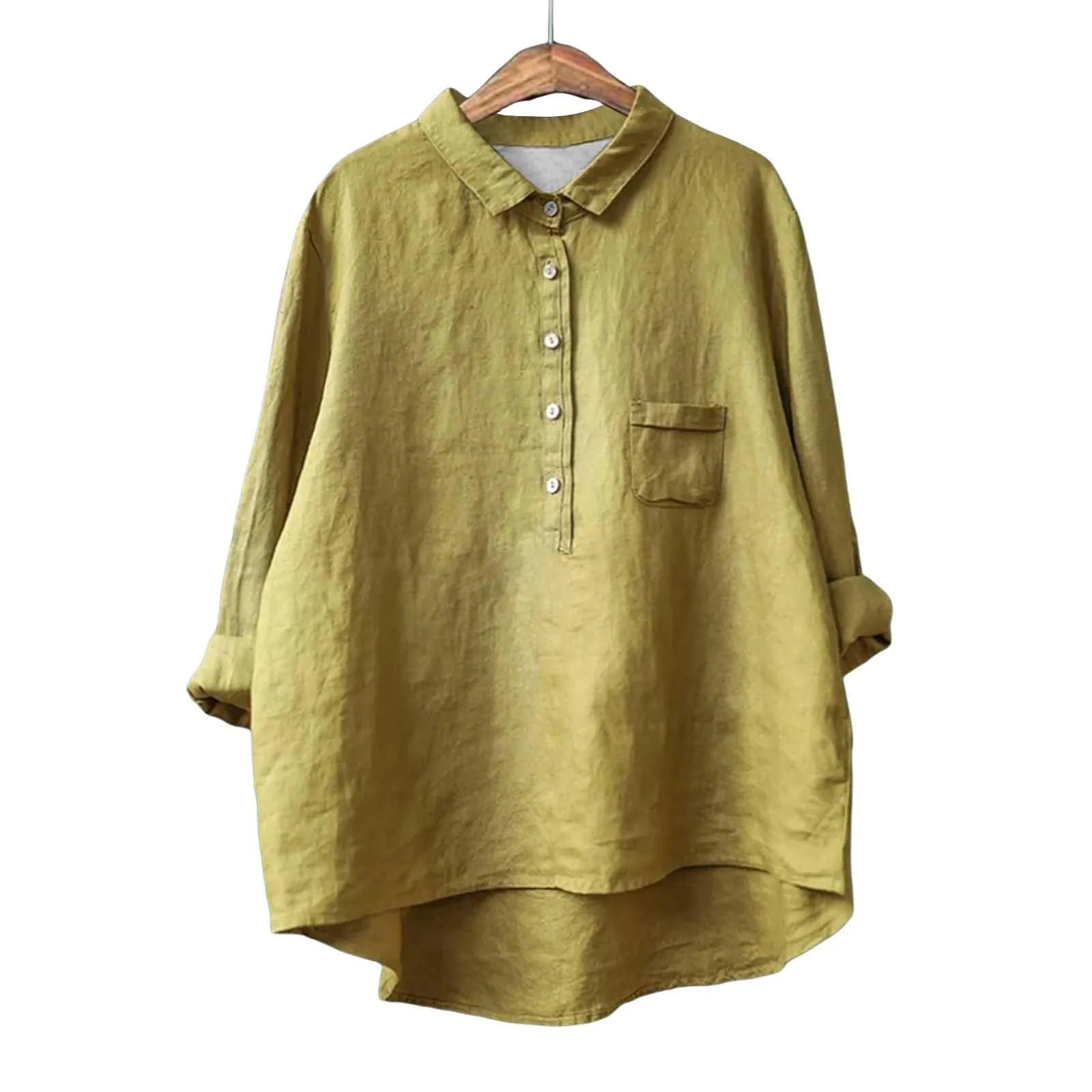Cocila Camicia Gialla Donna - immagine 4