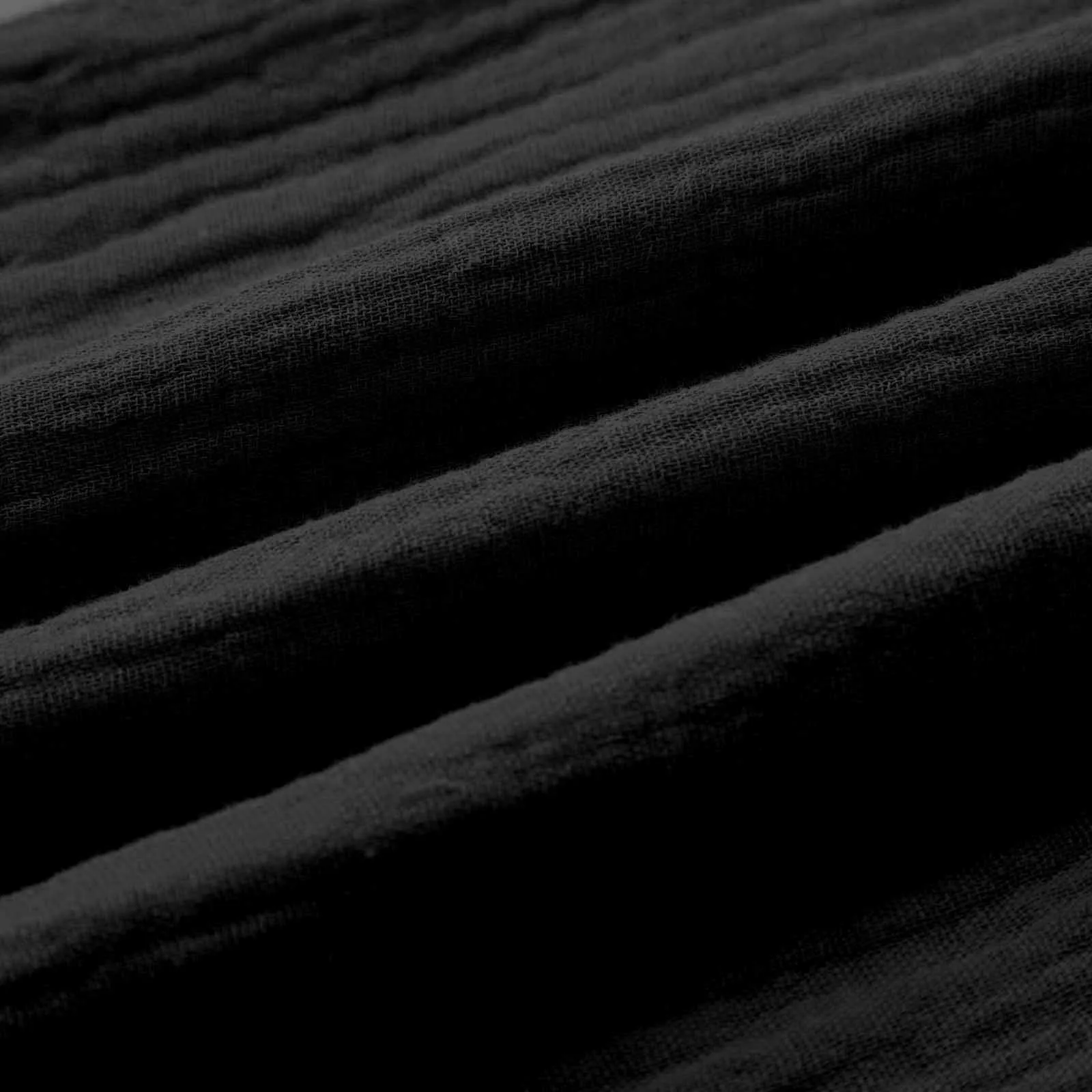 Generico Pantaloni Capri in Lino e Cotone Donna Vita Alta Larghi con Tasche Tinta Unita - immagine 7