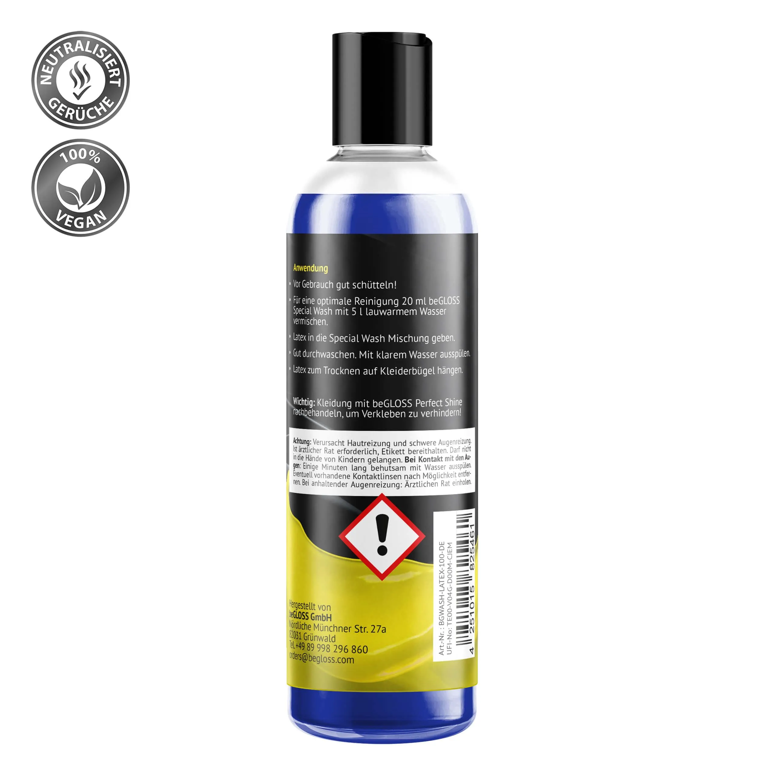 Begloss Set Cura del Lattice 100 - Easy Glide, Perfect Shine, Special Wash - immagine 4