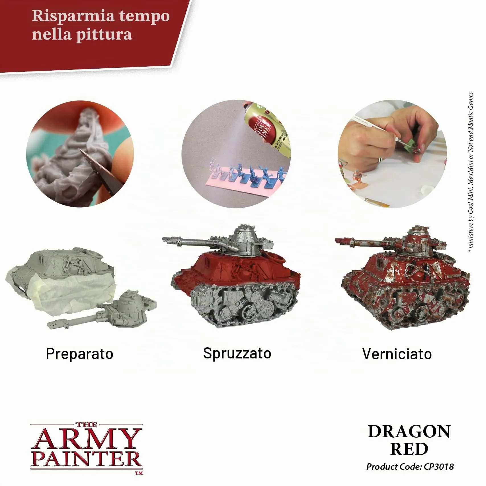 The Army Painter Colour Primer, Dragon Red, 400 ml - immagine 2