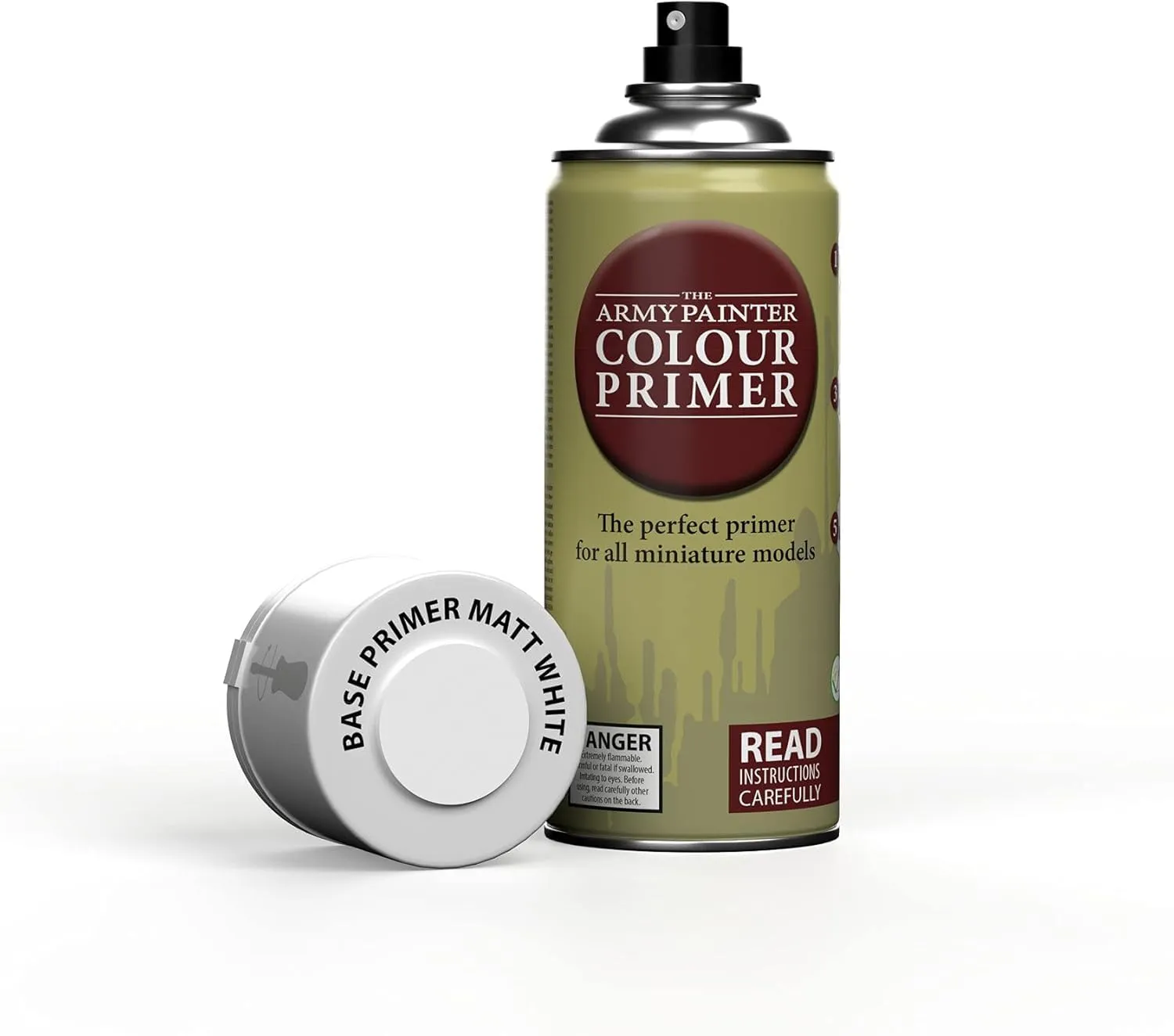The Army Painter Colour Primer Matt White, 400 ml Acrylic Spray - immagine 1