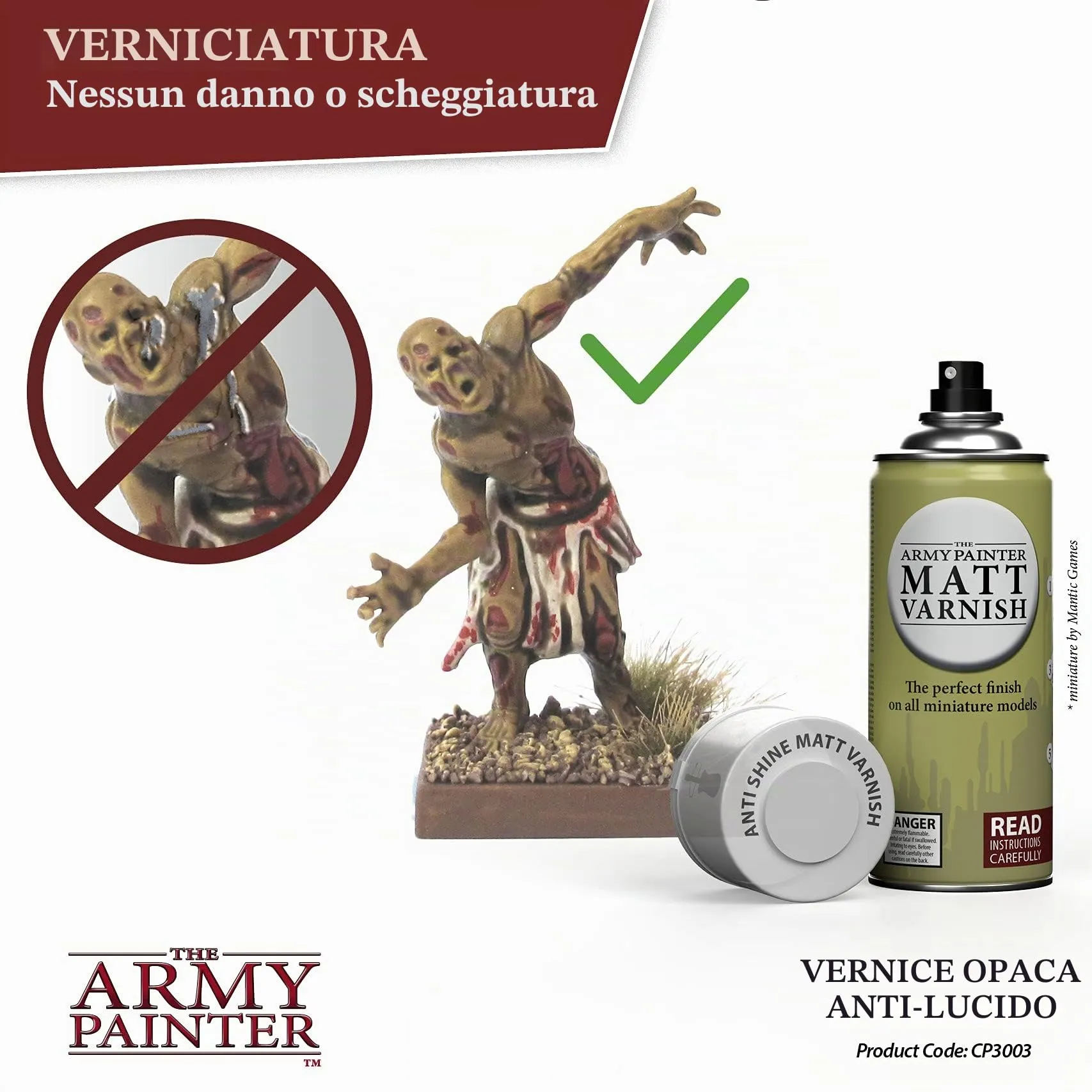 The Army Painter Anti-Shine Base Primer Spray Acrylic 400ml - immagine 3