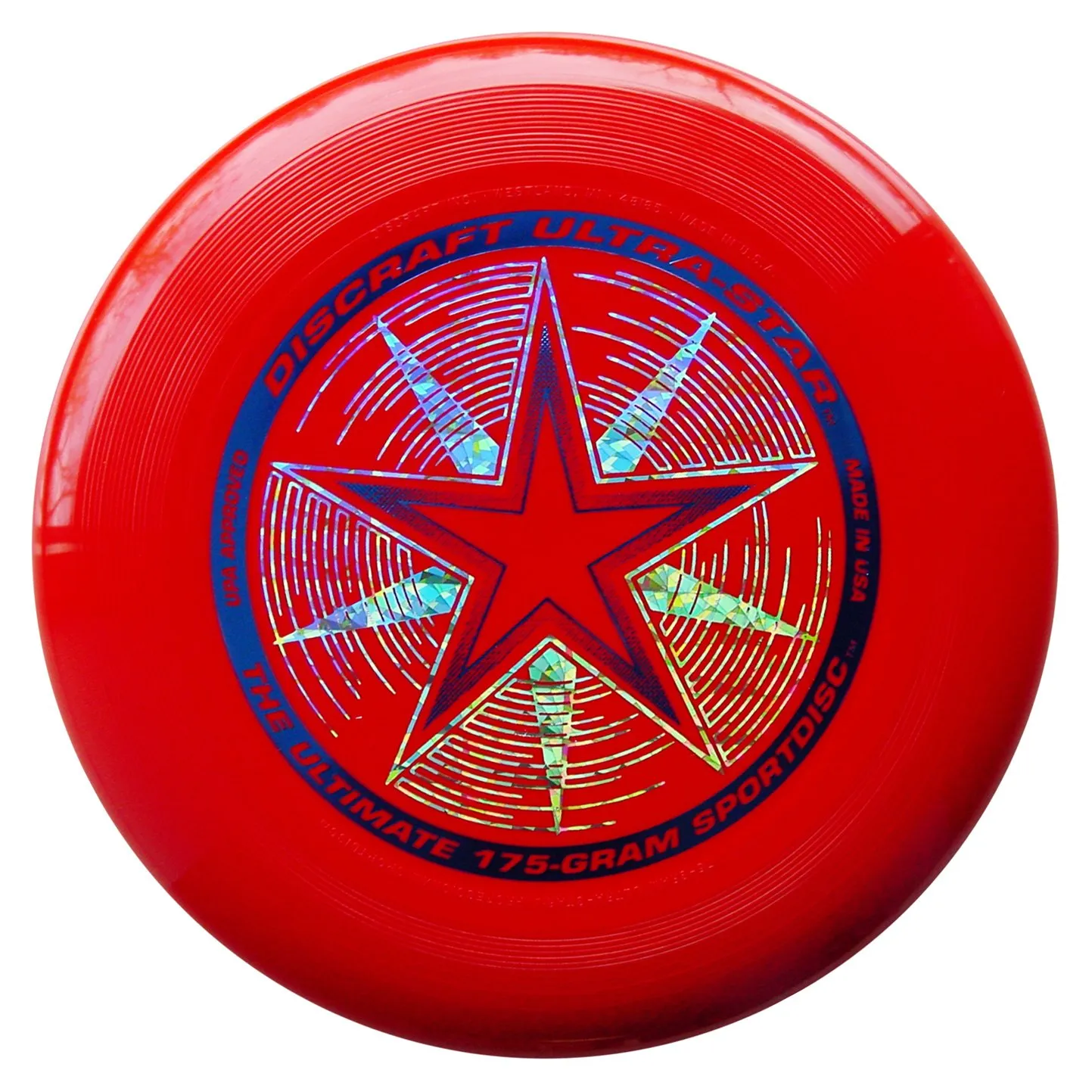 Discraft Ultra Star Frisbee, 175g, Red with Deluxe Packaging - immagine 1