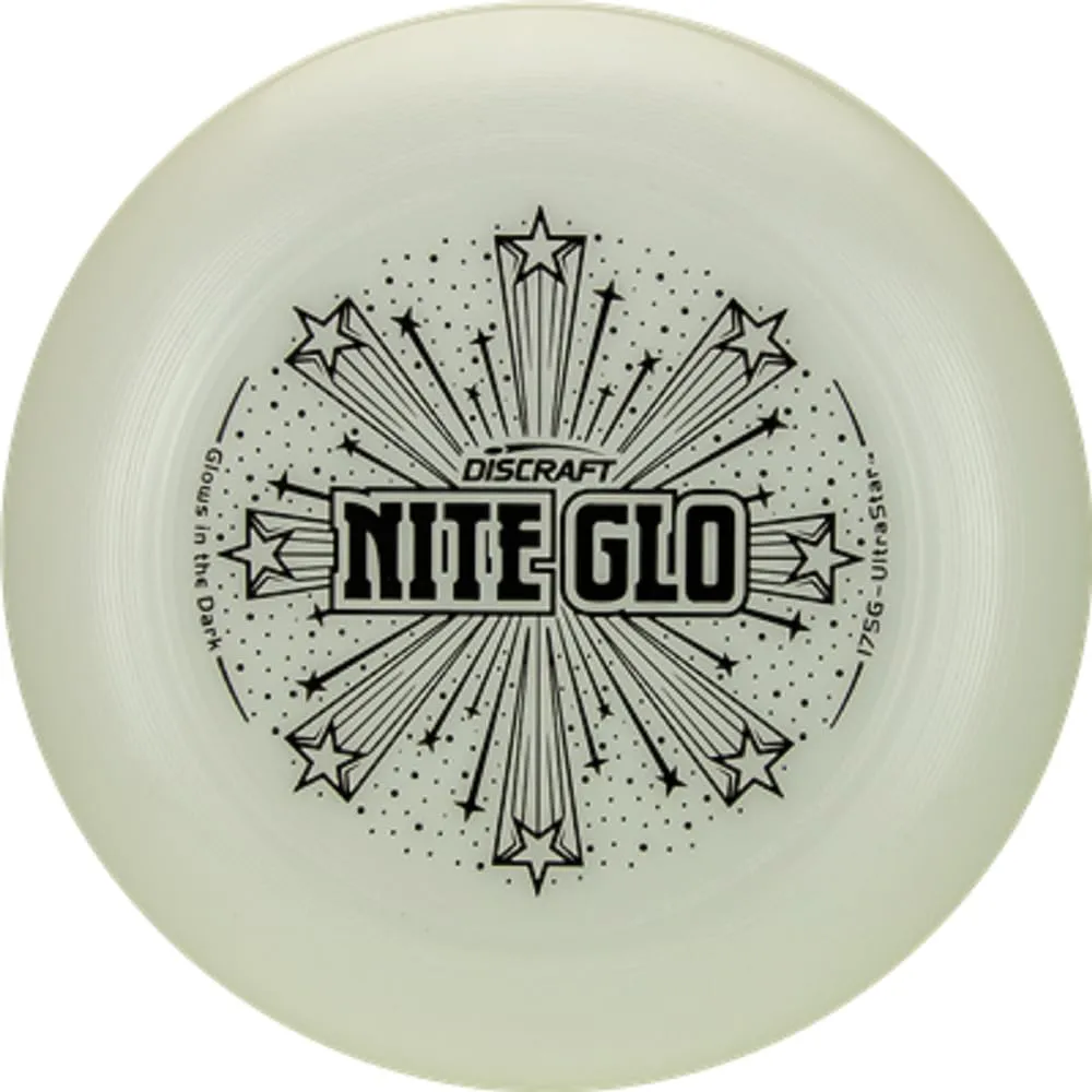 Discraft Ultra Star Nite Glo Frisbee, 175g, Deluxe Packaging - immagine 1