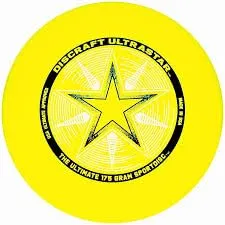 Discraft Ultra-Star Frisbee, 175g, Yellow - immagine 3
