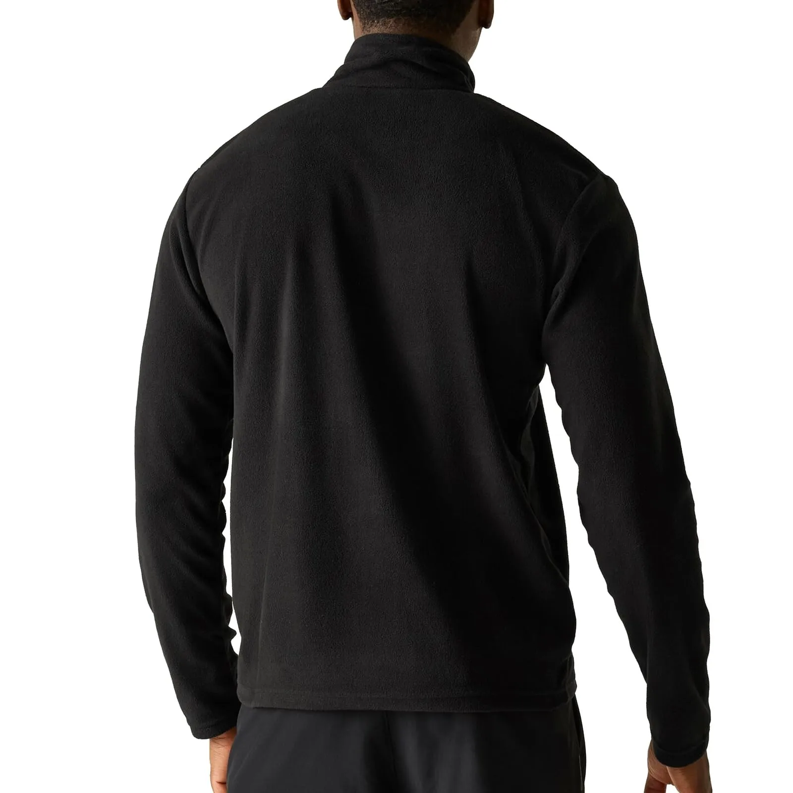 Regatta Thompson Giacca in Pile a Mezza Cerniera Uomo, Black, S - immagine 6