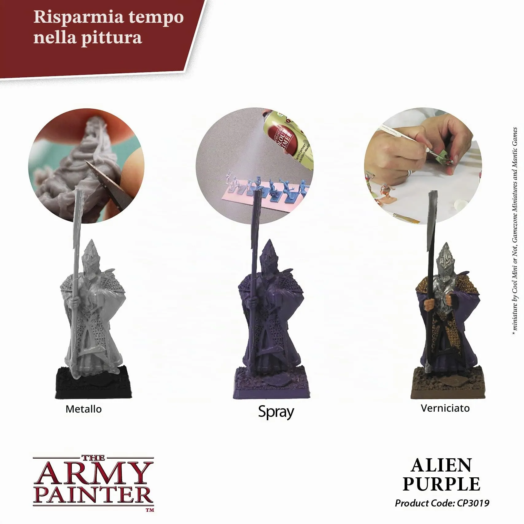 The Army Painter Colour Primer Alien Purple, 400 ml - immagine 2