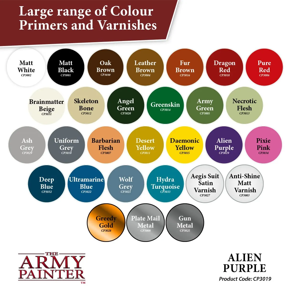The Army Painter Colour Primer Alien Purple, 400 ml - immagine 3