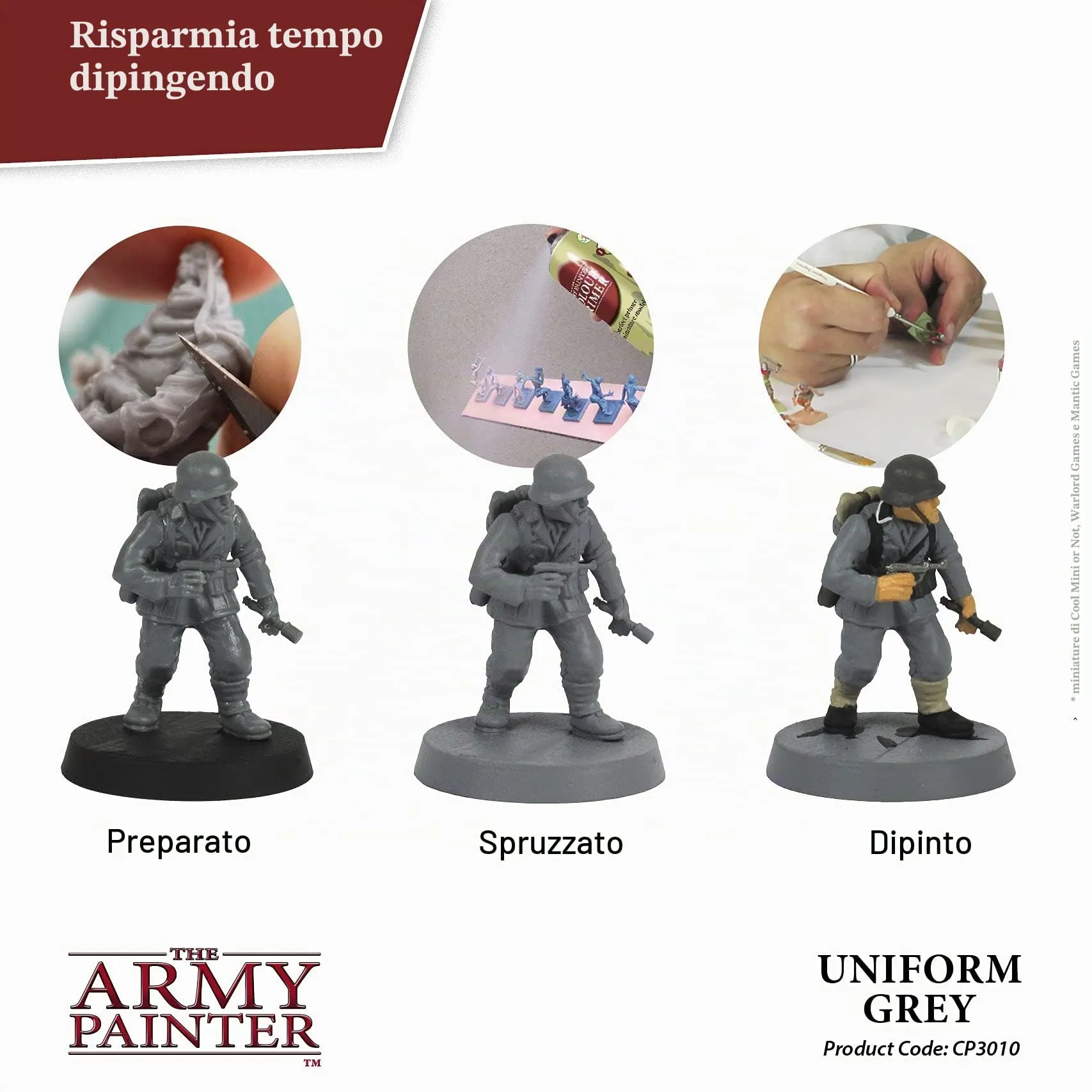 The Army Painter Colour Primer Uniform Grey, 400 ml - immagine 2
