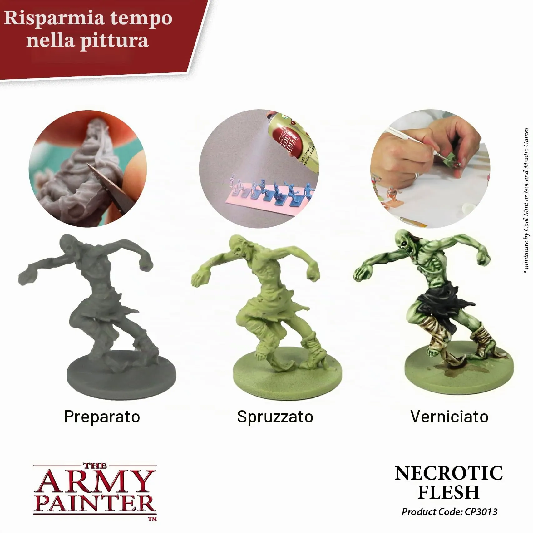 The Army Painter Colour Primer Necrotic Flesh, 400 ml Acrylic Spray - immagine 2