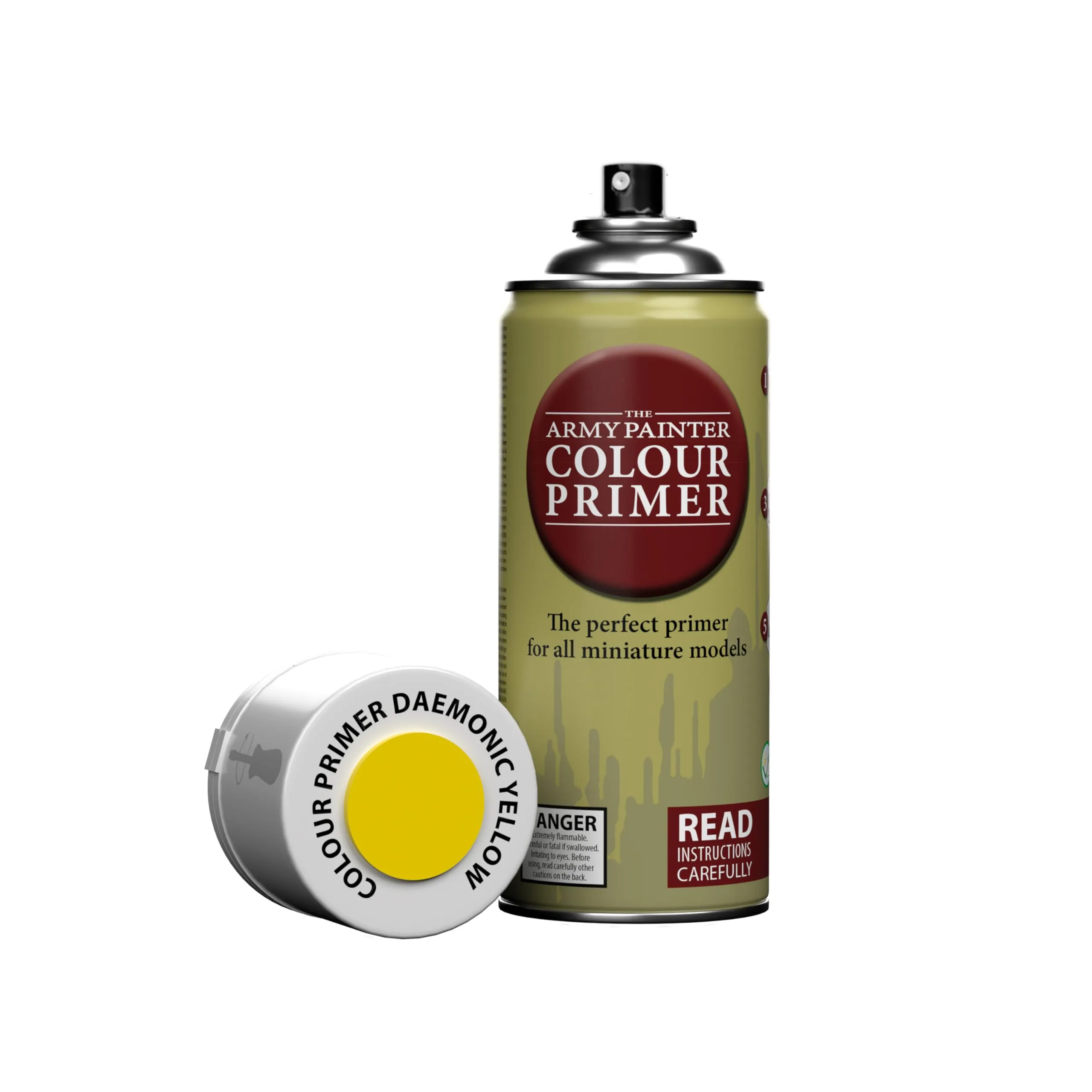 The Army Painter Colour Primer Daemonic Yellow, 400 ml - immagine 1