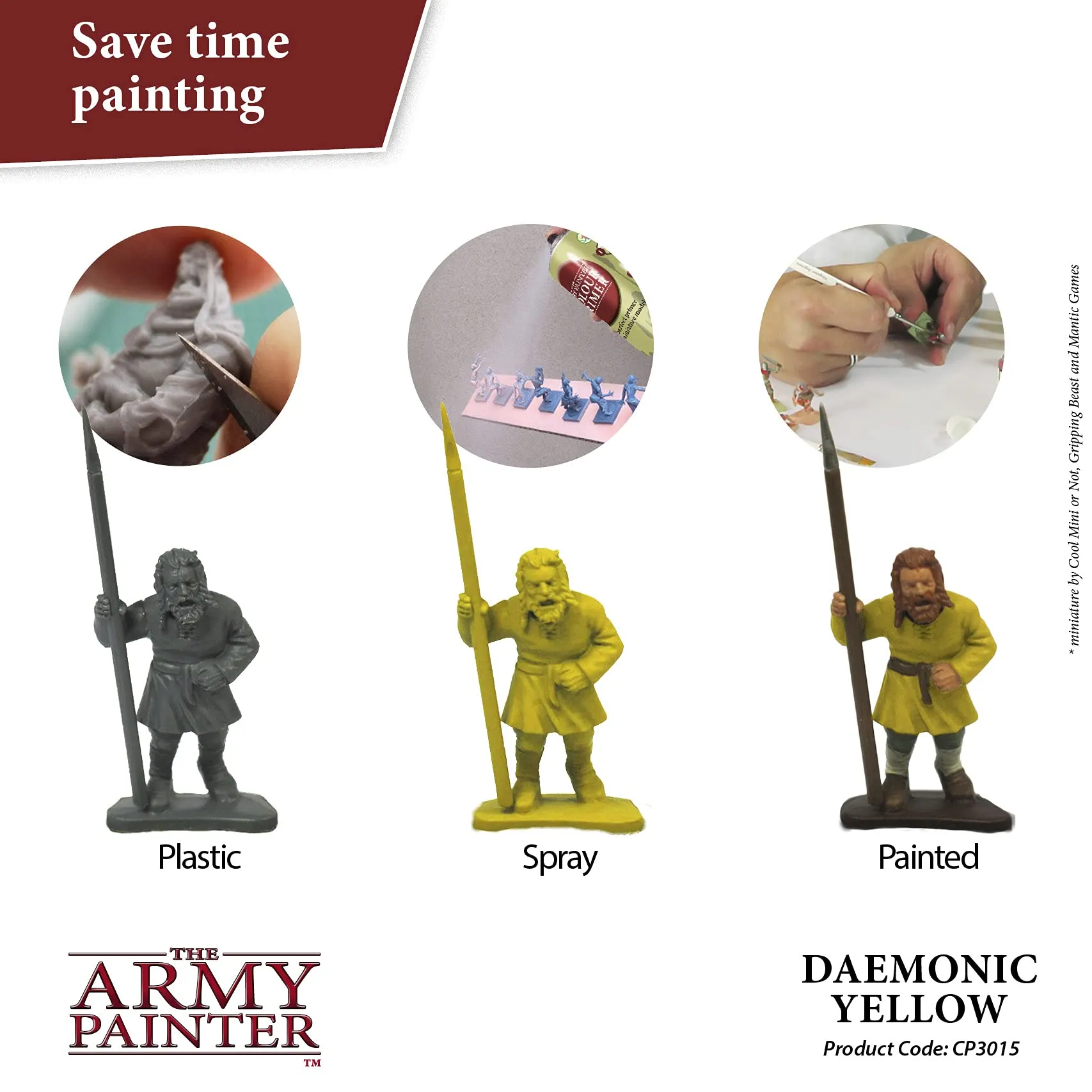 The Army Painter Colour Primer Daemonic Yellow, 400 ml - immagine 2