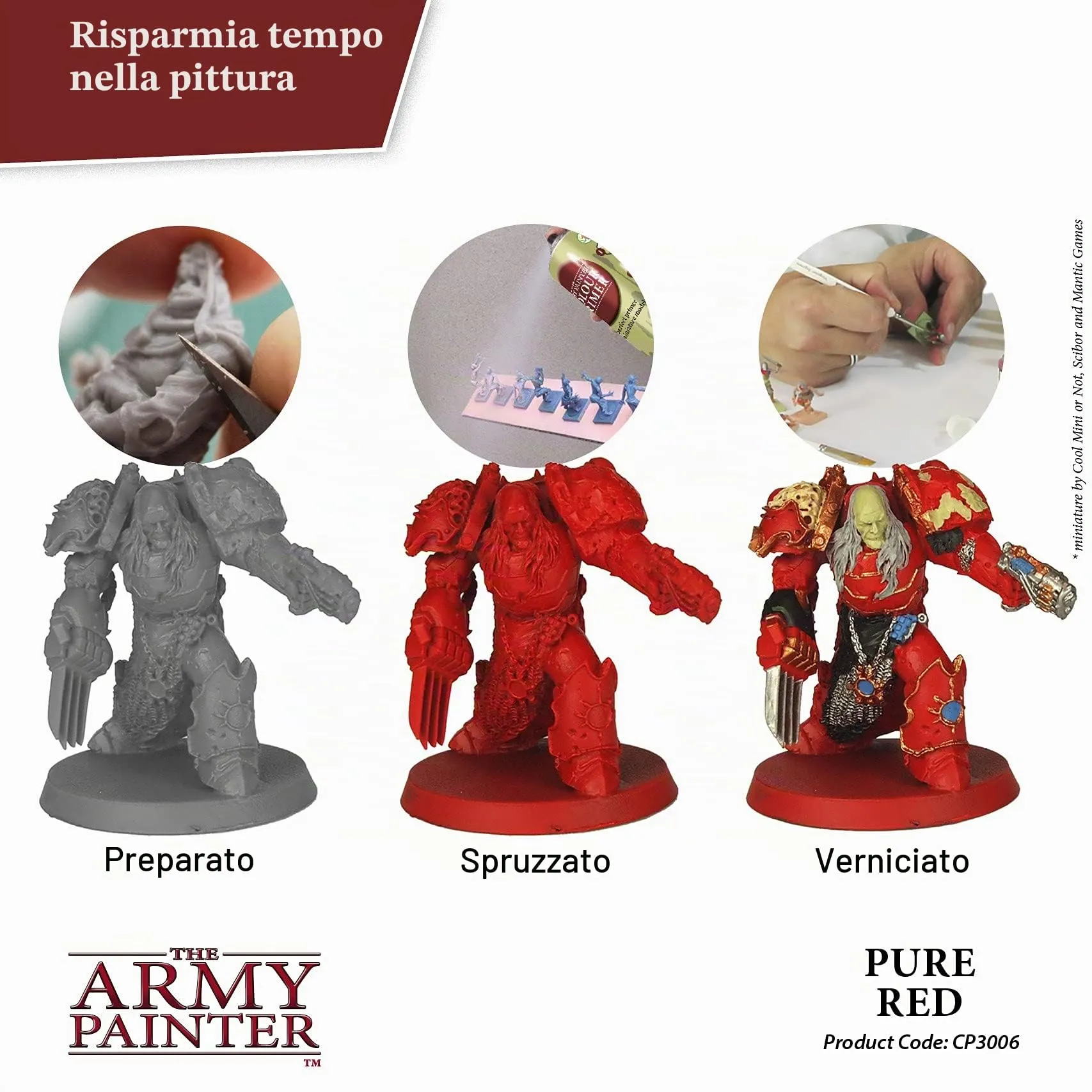 The Army Painter Colour Primer Pure Red, 400 ml - immagine 2