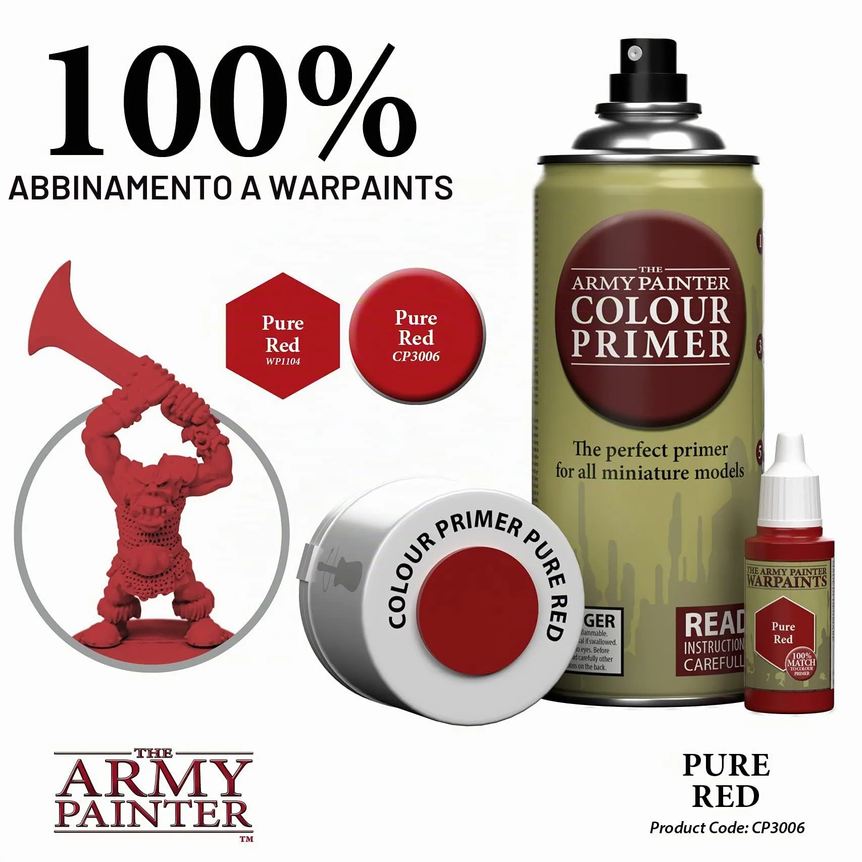 The Army Painter Colour Primer Pure Red, 400 ml - immagine 4