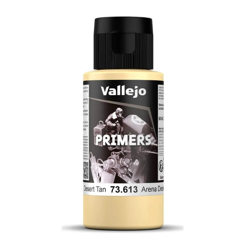 Vallejo Primer Acrilico Arena Deserto Secado Rapido per Aerografo, 200 ml - immagine 1