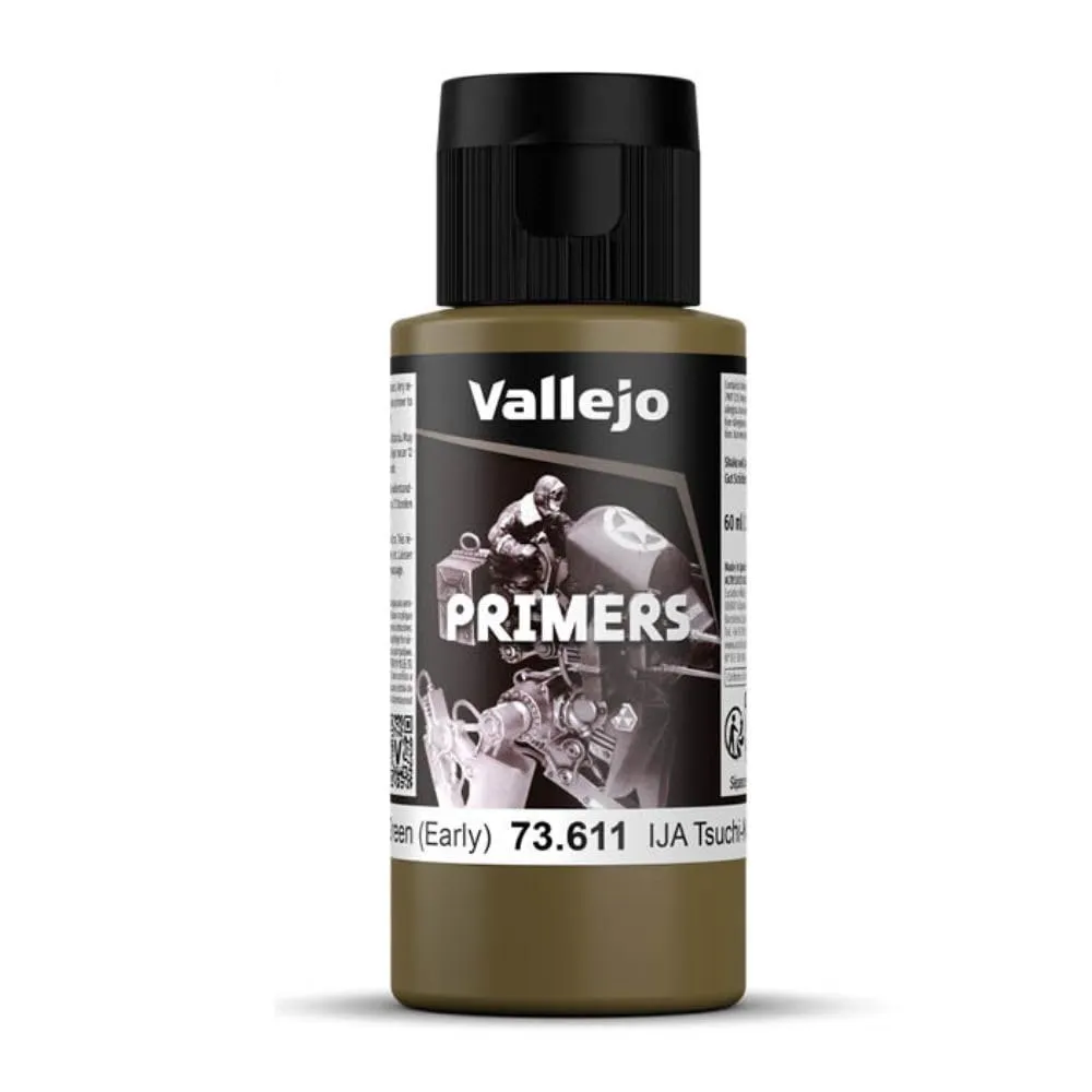 Vallejo Surface Primer Poliuretanico, 60 ml, Verde (IJA Tsuchi Kusa) - immagine 1