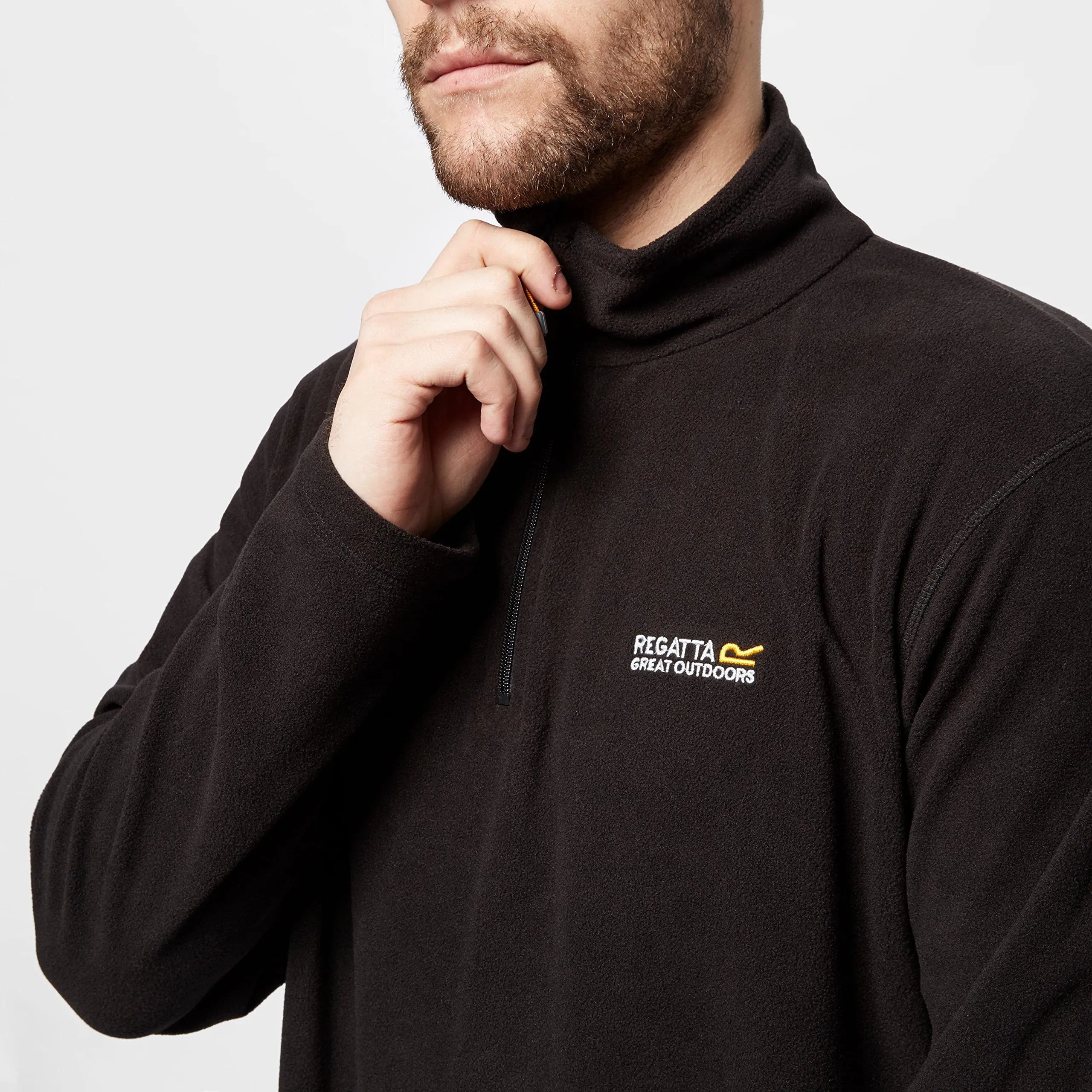 Regatta Thompson Giacca in pile Uomo, Nero, 4XL - immagine 3