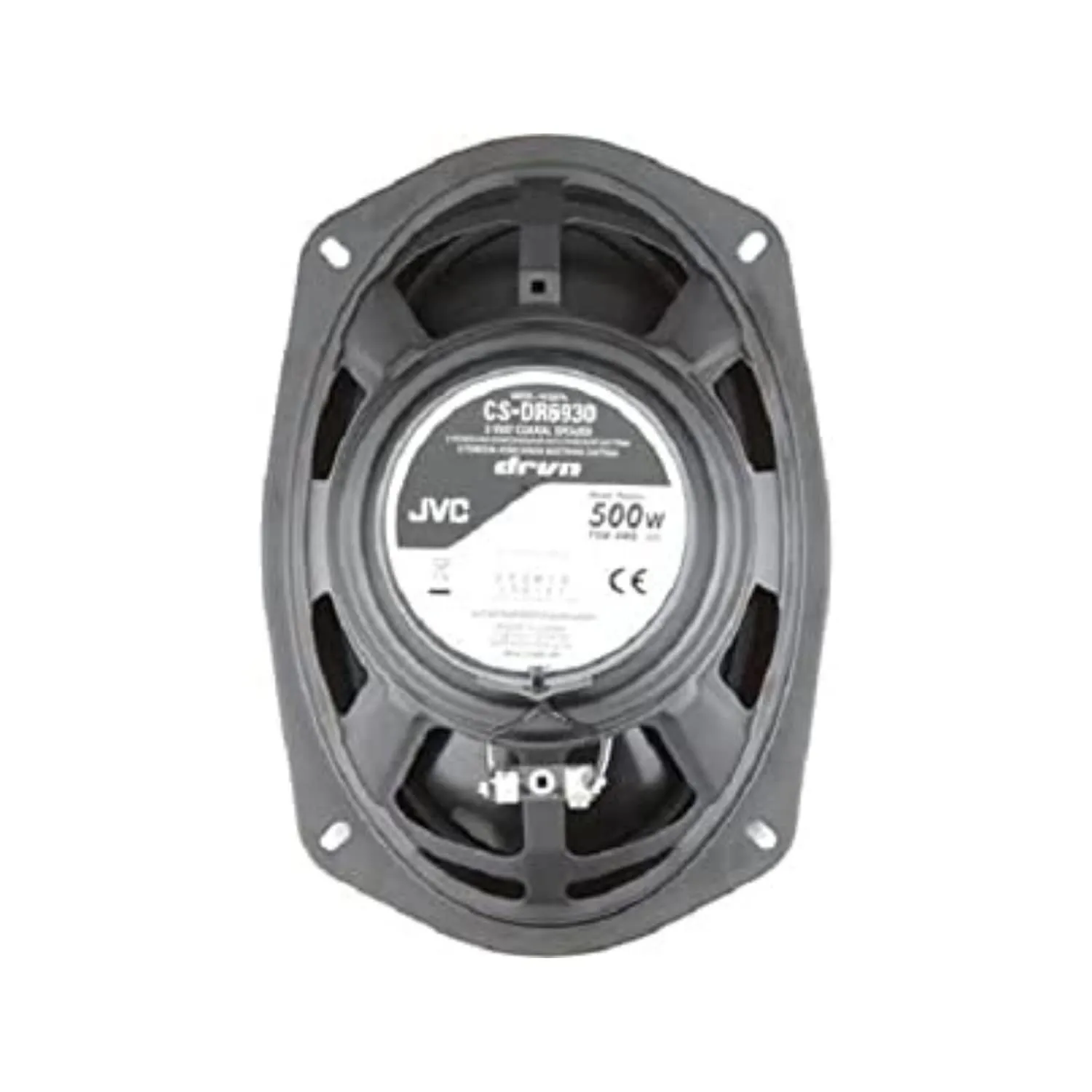 JVC CS-DR6930 Altoparlanti coassiali a 3 vie, 500W Max, 70W RMS, 15 x 23 cm (6" x 9"), Nero - immagine 7