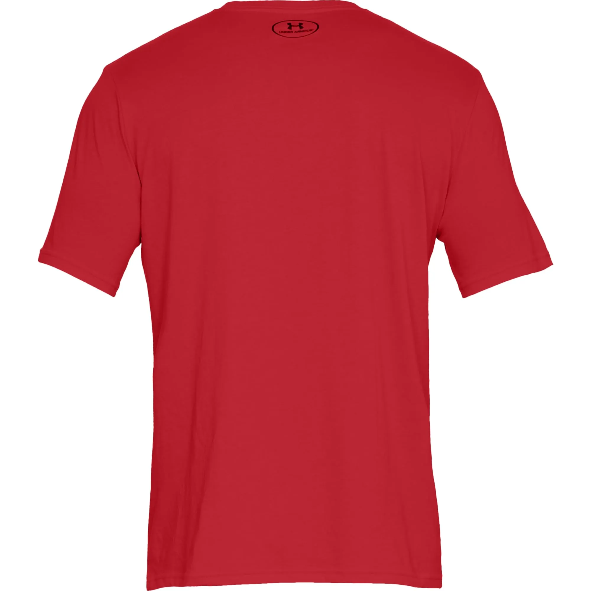 Under Armour Men's Left Chest Logo T-Shirt - Red/Black, Small - immagine 3