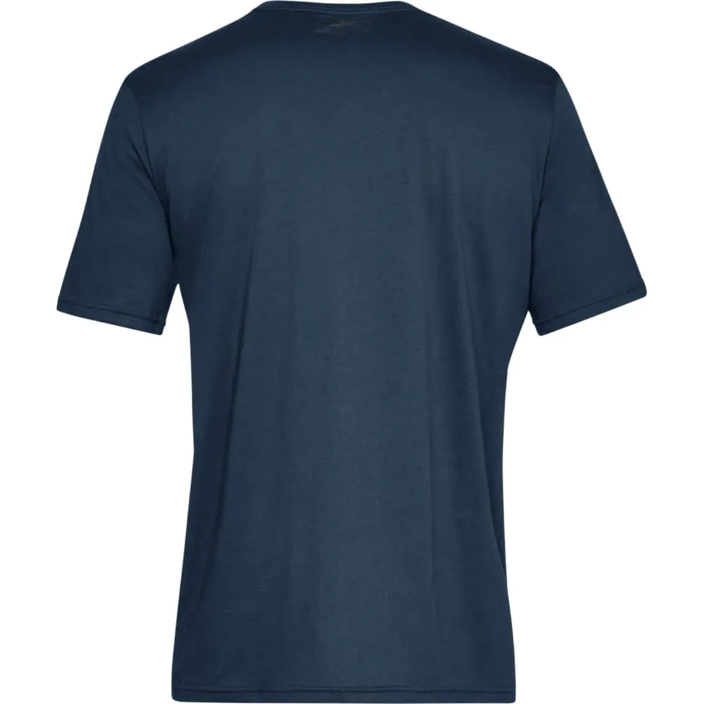 Under Armour Men's Left Chest Logo T-Shirt Academy/Black - immagine 7