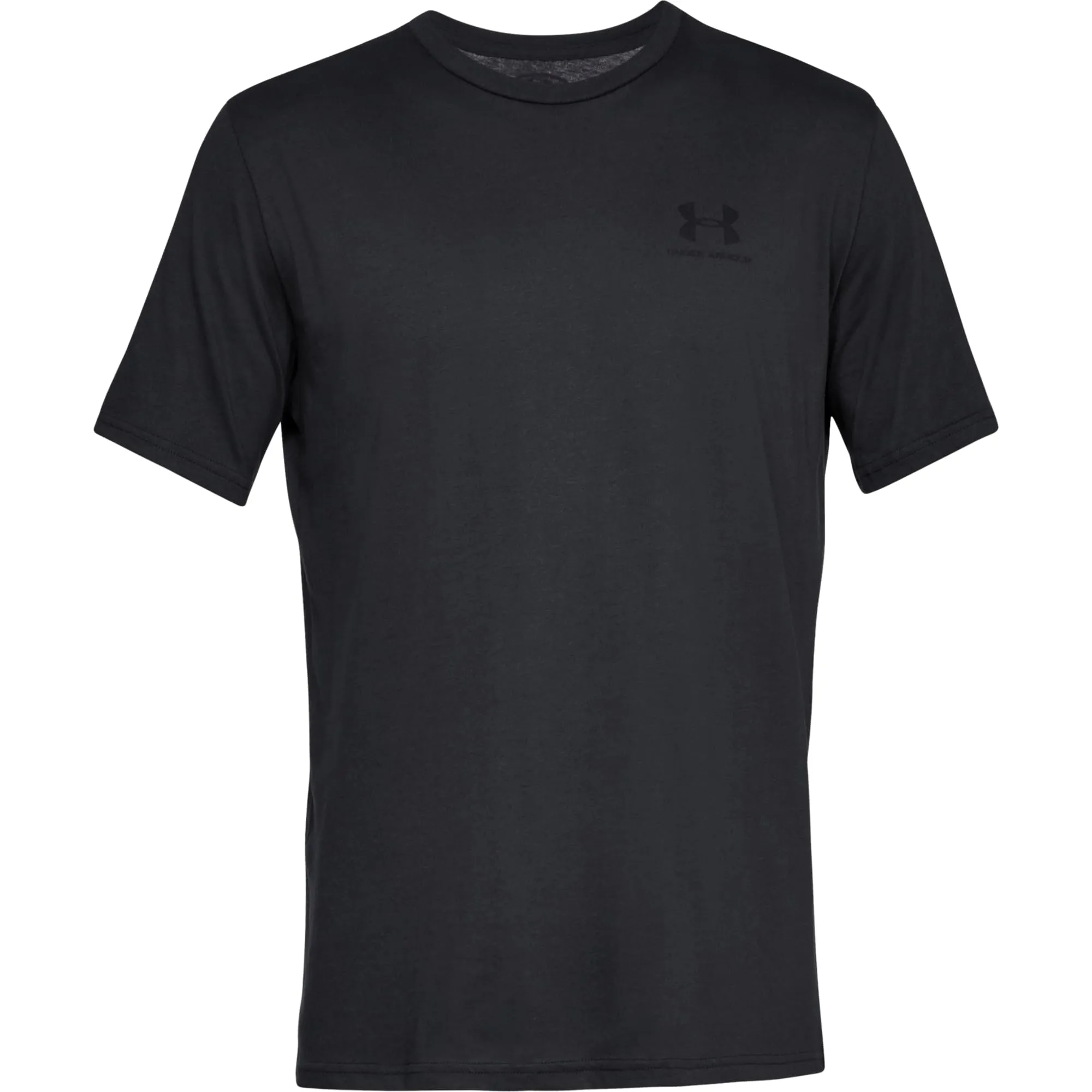 Under Armour Men's Left Chest Logo T-Shirt - Black/Black - XXL - immagine 8