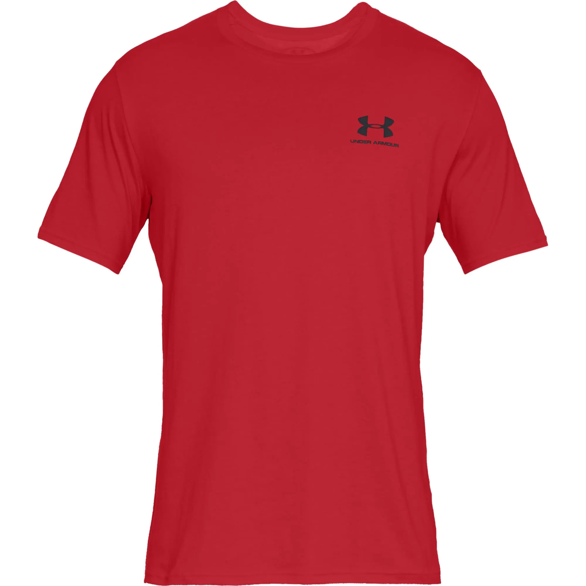 Under Armour Men's Left Chest Logo T-Shirt - Red/Black, L - immagine 7