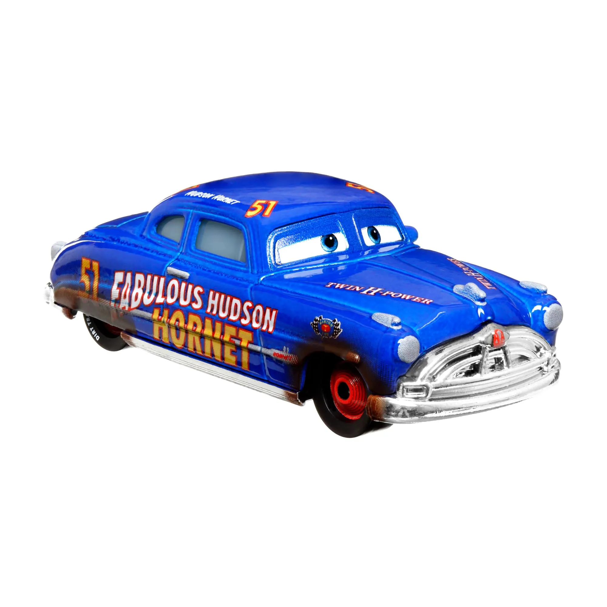 Mattel Cars 3 Fabulous Hudson Hornet su Sterrato Scala 1:55 - immagine 3