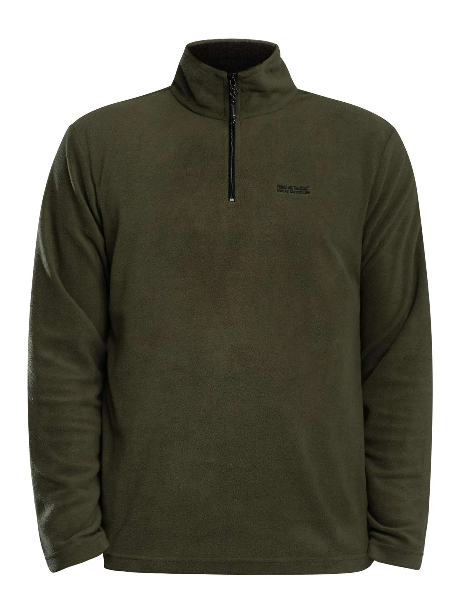 Regatta Thompson Giacca in Pile a Mezza Cerniera, Uomo, Dark Khaki, XXL - immagine 4