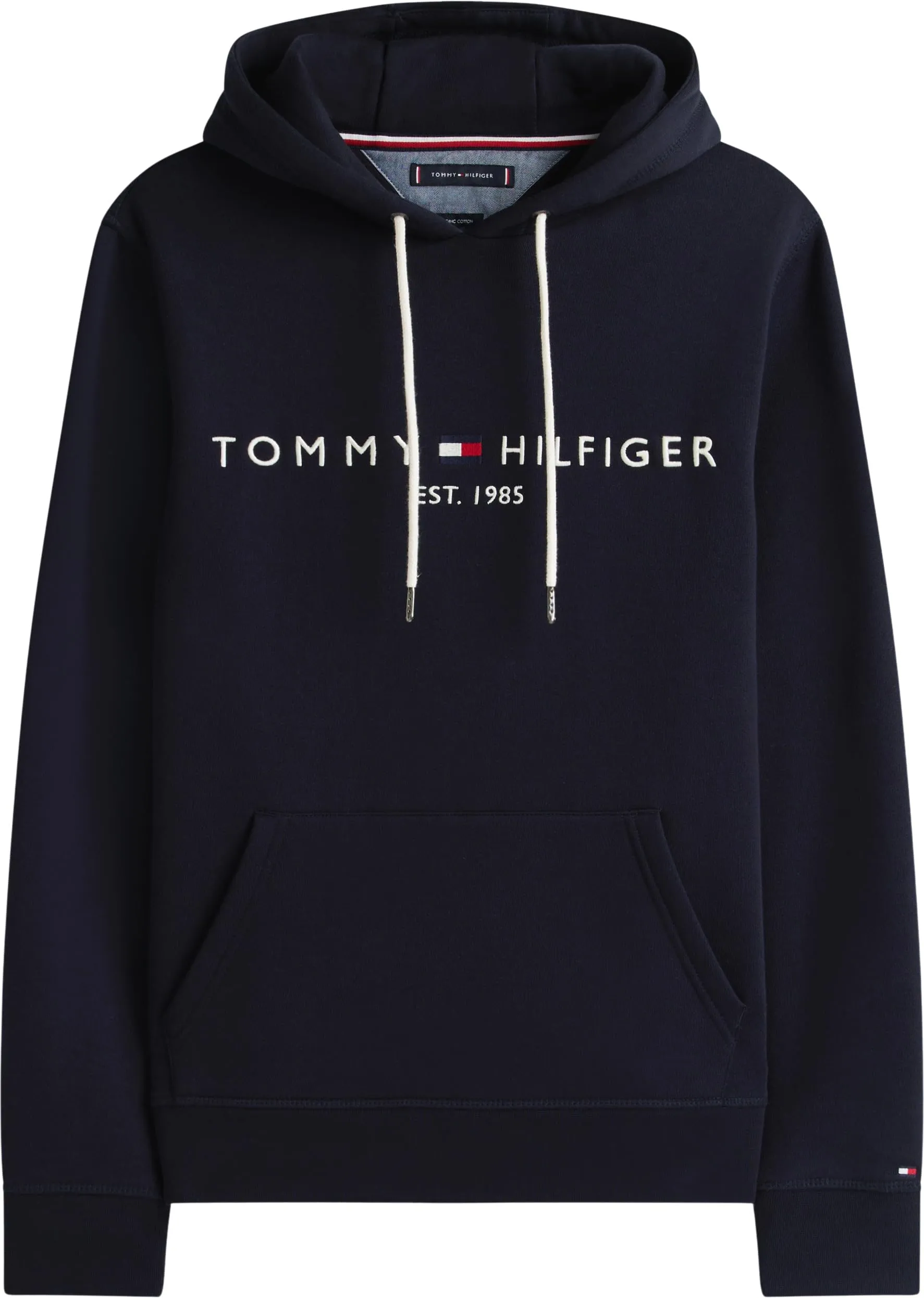 Tommy Hilfiger Felpa Core Tommy Logo con Cappuccio, Blu (Sky Captain), XXL - immagine 7