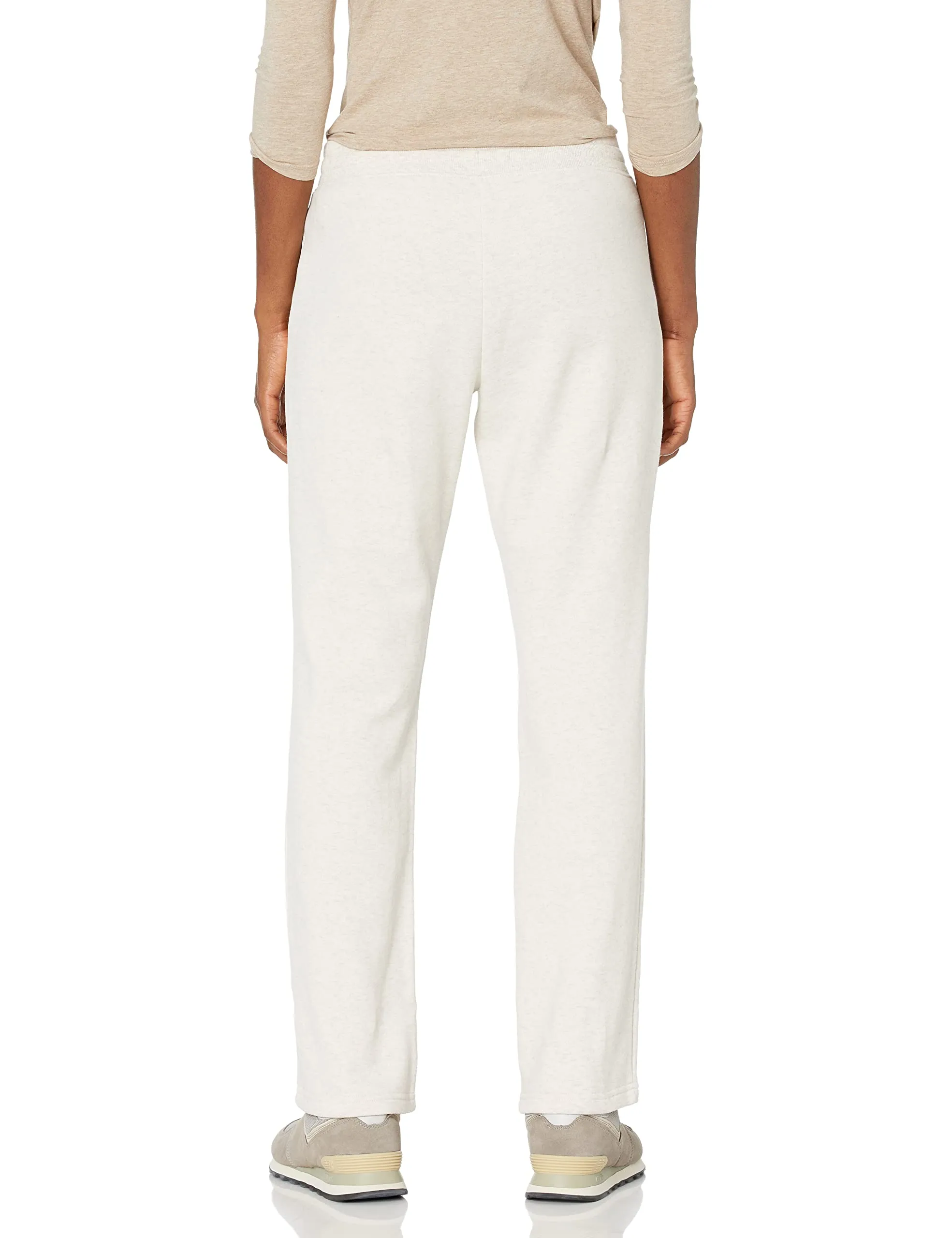 Amazon Essentials Pantaloni Tuta Donna a Gamba Dritta in Pile, Avena Puntinato, M - immagine 2