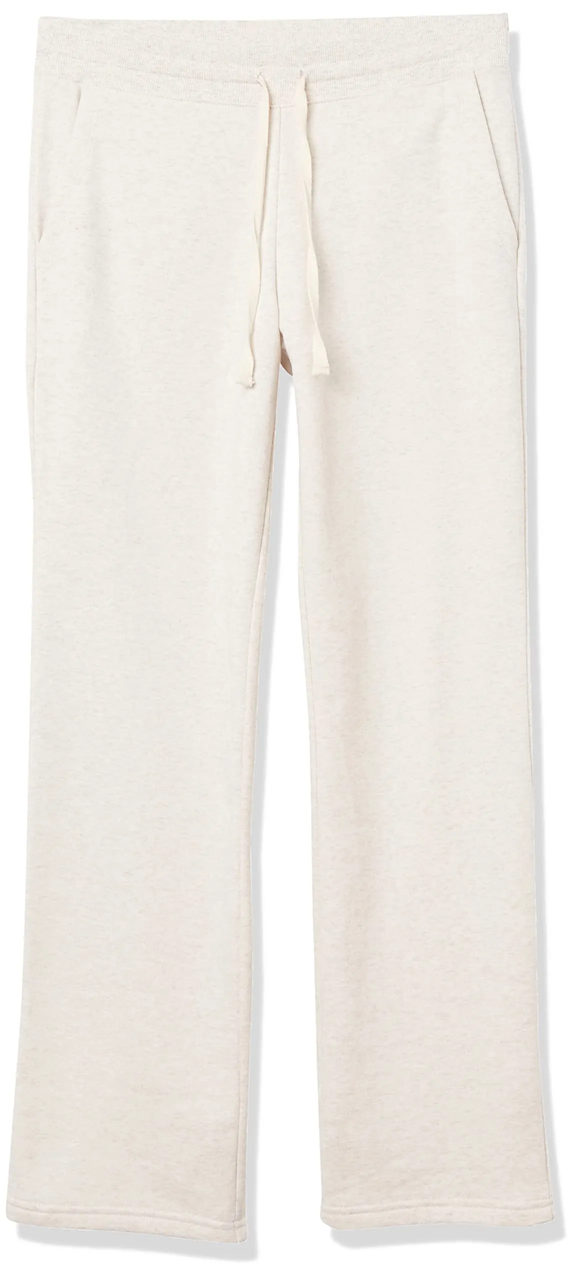 Amazon Essentials Pantaloni Tuta Donna a Gamba Dritta in Pile, Avena Puntinato, M - immagine 6