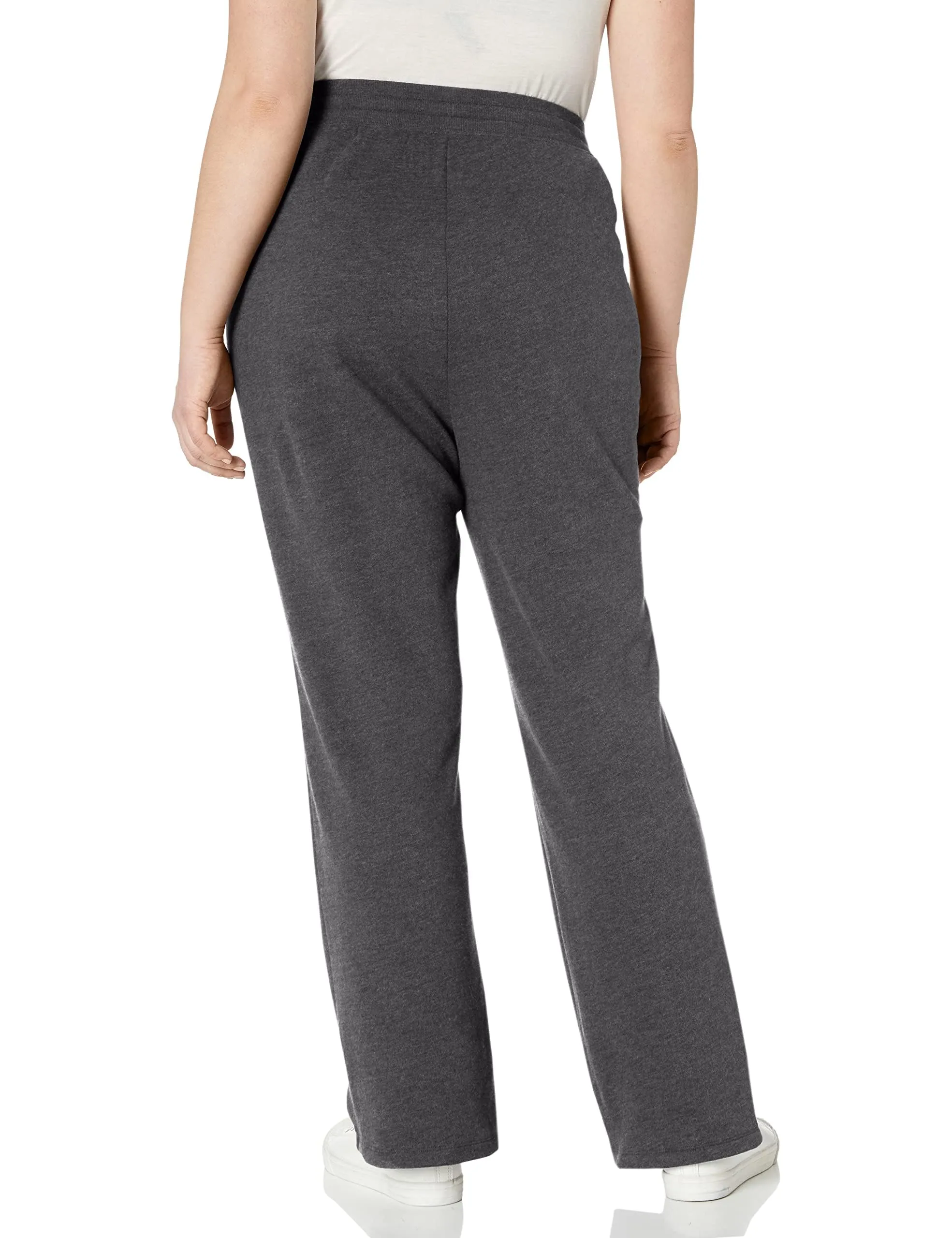 Amazon Essentials Pantaloni Tuta Donna a Gamba Dritta in Pile, Carbone Puntinato, XS - immagine 2