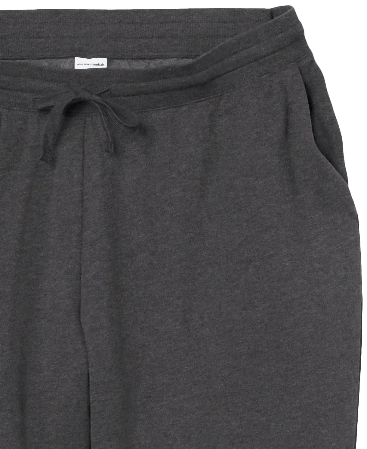 Amazon Essentials Pantaloni Tuta Donna Gamba Dritta in Pile, Carbone Puntinato, M - immagine 6