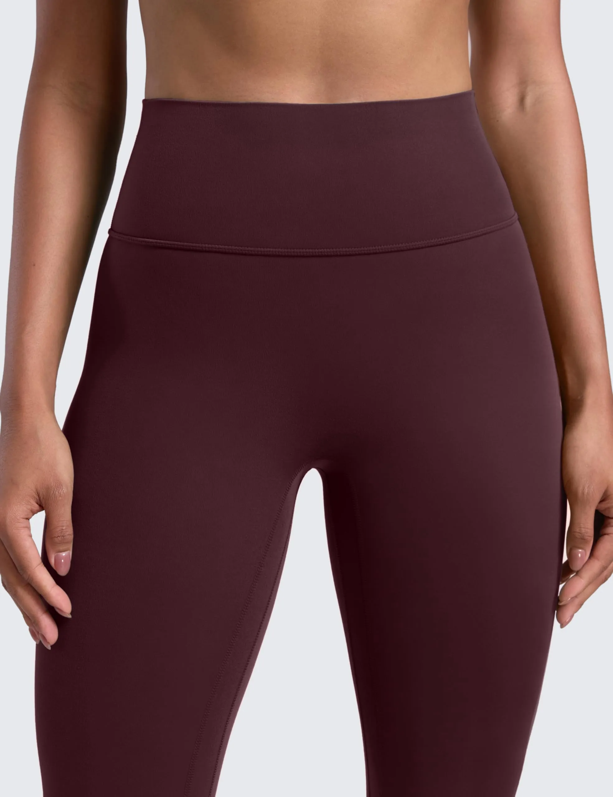 CRZ YOGA Secretsculpt Pilates Leggings, 64cm, Prugna Matura, 42 - immagine 4