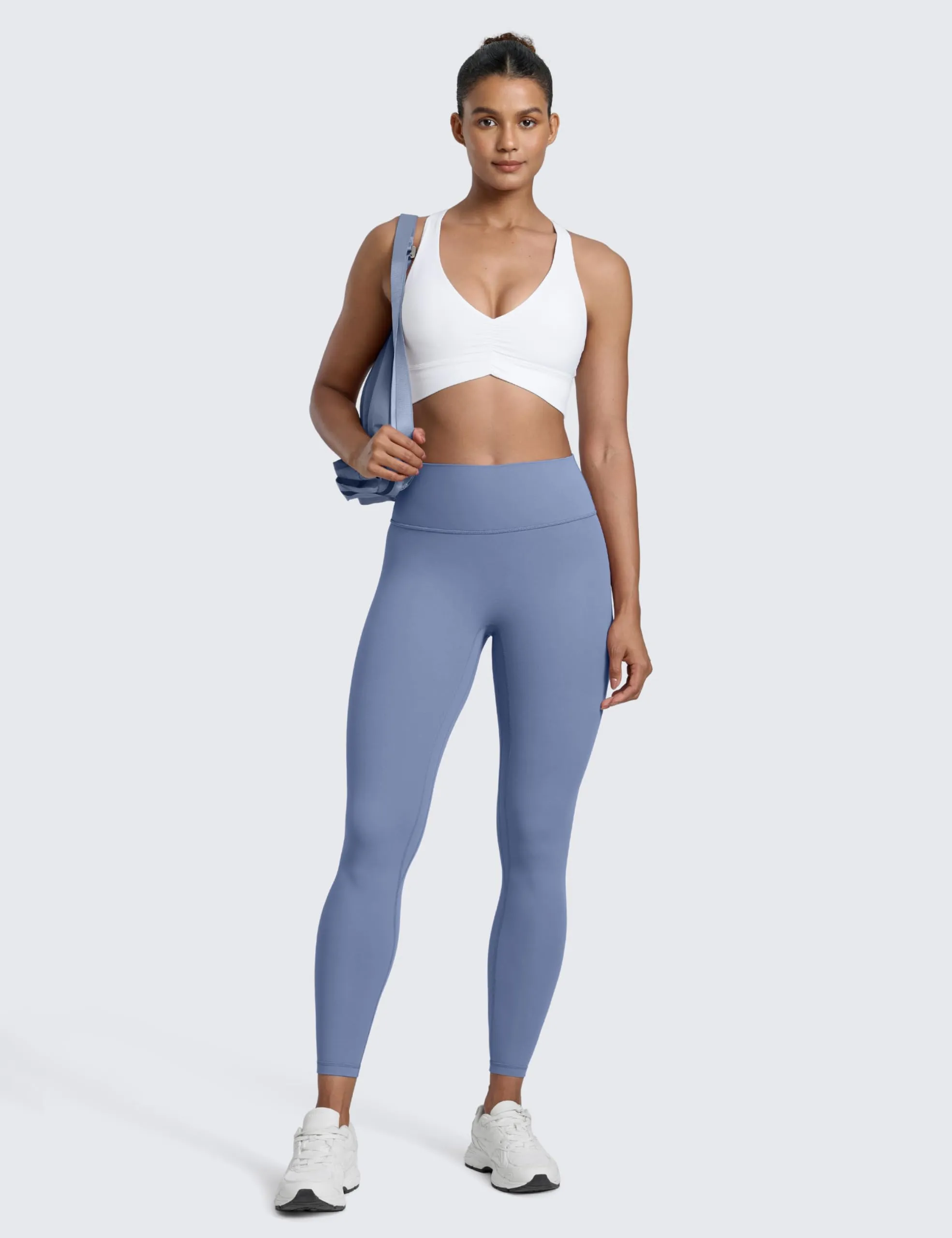 CRZ YOGA Secretsculpt Pilates Leggings 64cm Blu Oasis 42 - immagine 3