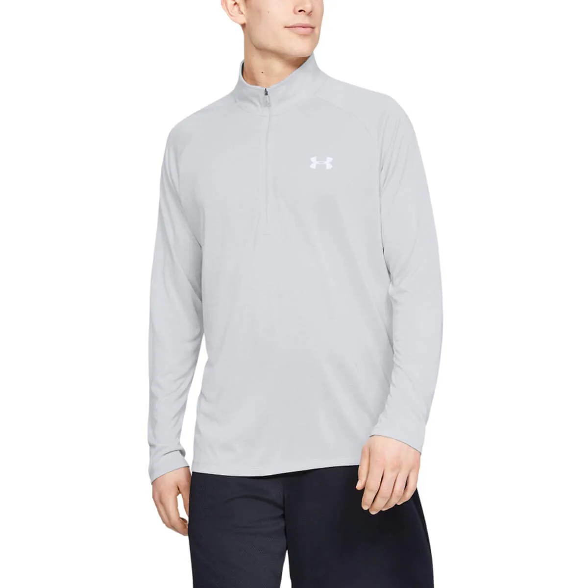Under Armour UA Tech 2.0 1/2 Zip Long Sleeve Shirt, Halo Gray, 4XL Men's - immagine 1