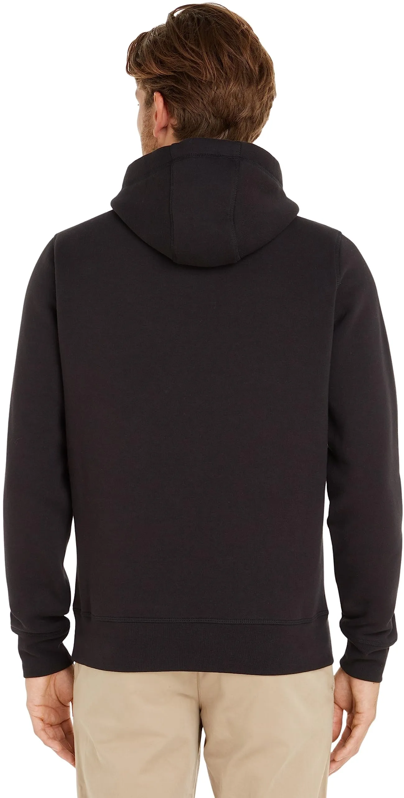 Tommy Hilfiger Core Tommy Logo Hoodie, Jet Black, XXL - immagine 2