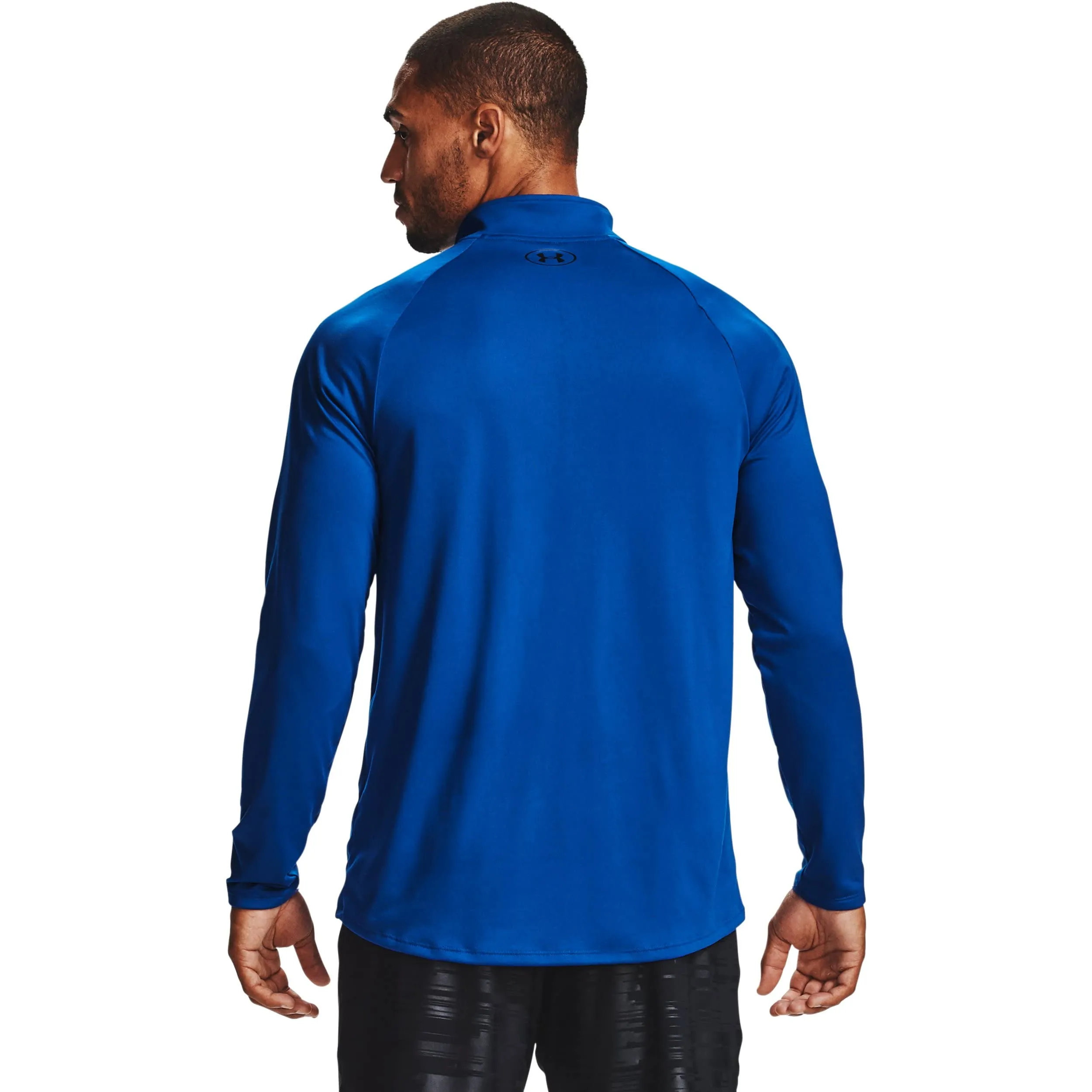 Under Armour Tech 2.0 1/2 Zip Long Sleeve Men's Shirt, Royal/Black, XL - immagine 2