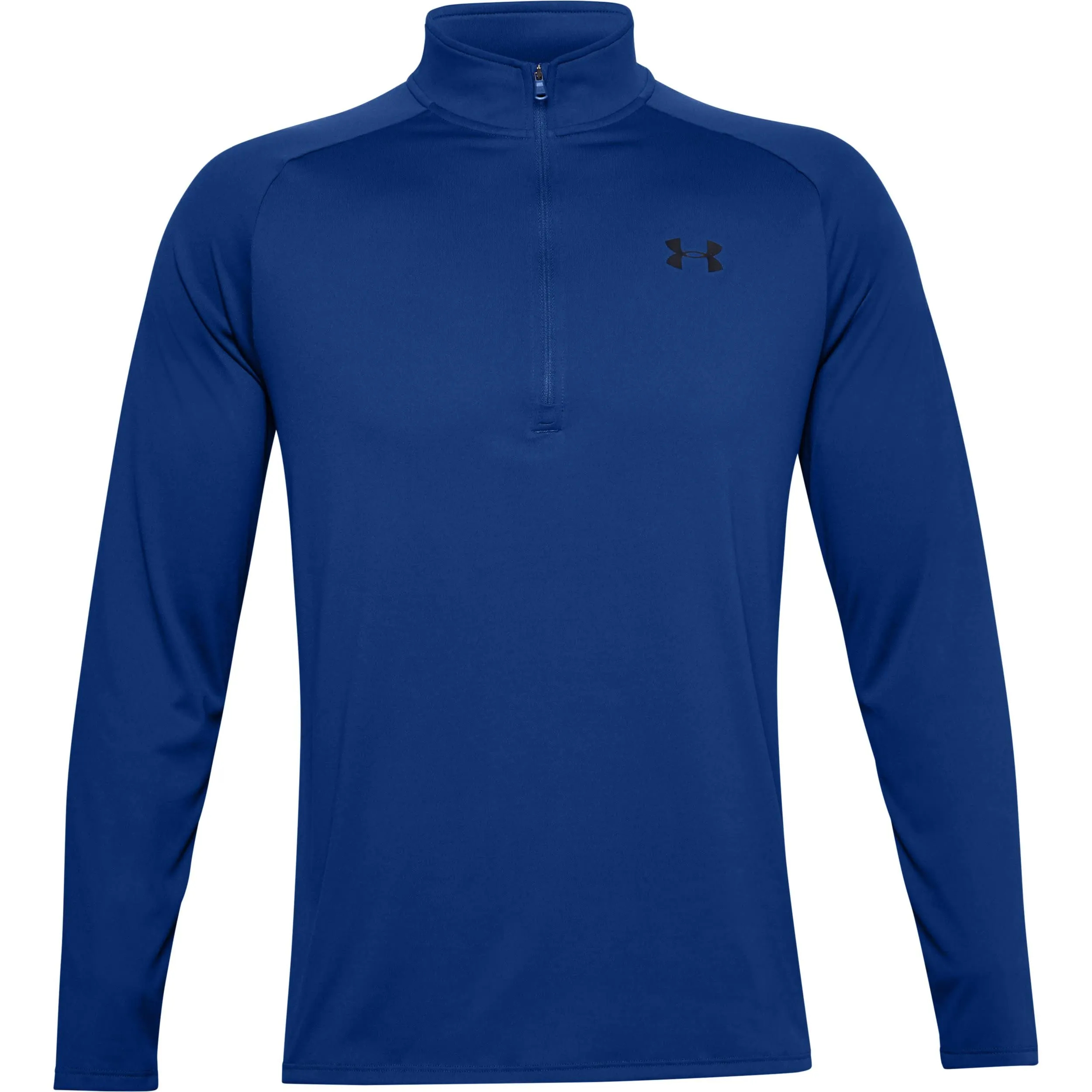 Under Armour Tech 2.0 1/2 Zip Long Sleeve Men's Shirt, Royal/Black, XL - immagine 3