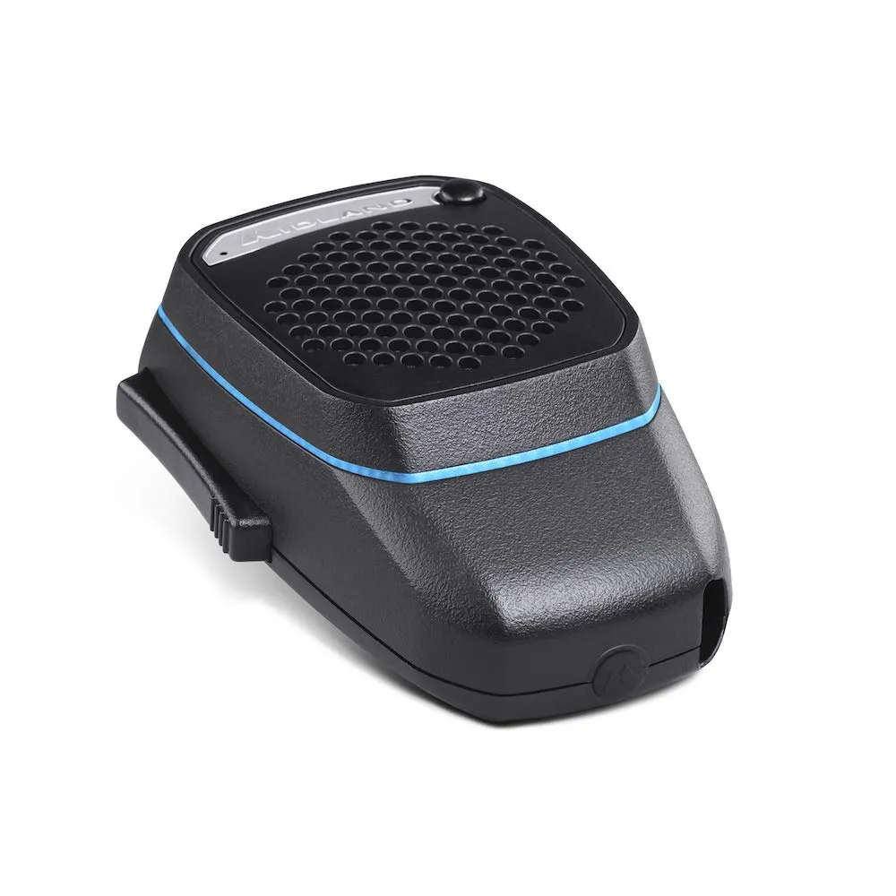 Midland Dual Mike Microfono Wireless Bluetooth per CB Talk e Vivavoce, Altoparlante Super Bass 3W, DSP, Light Ring, Cavo USB Ricarica - immagine 7