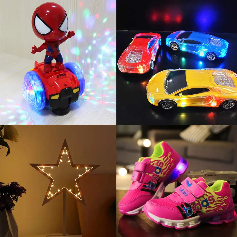 YIXISI LED Precablati 12V 20cm, 100 Pezzi (Bianco, Rosso, Blu, Verde, Giallo) - immagine 6