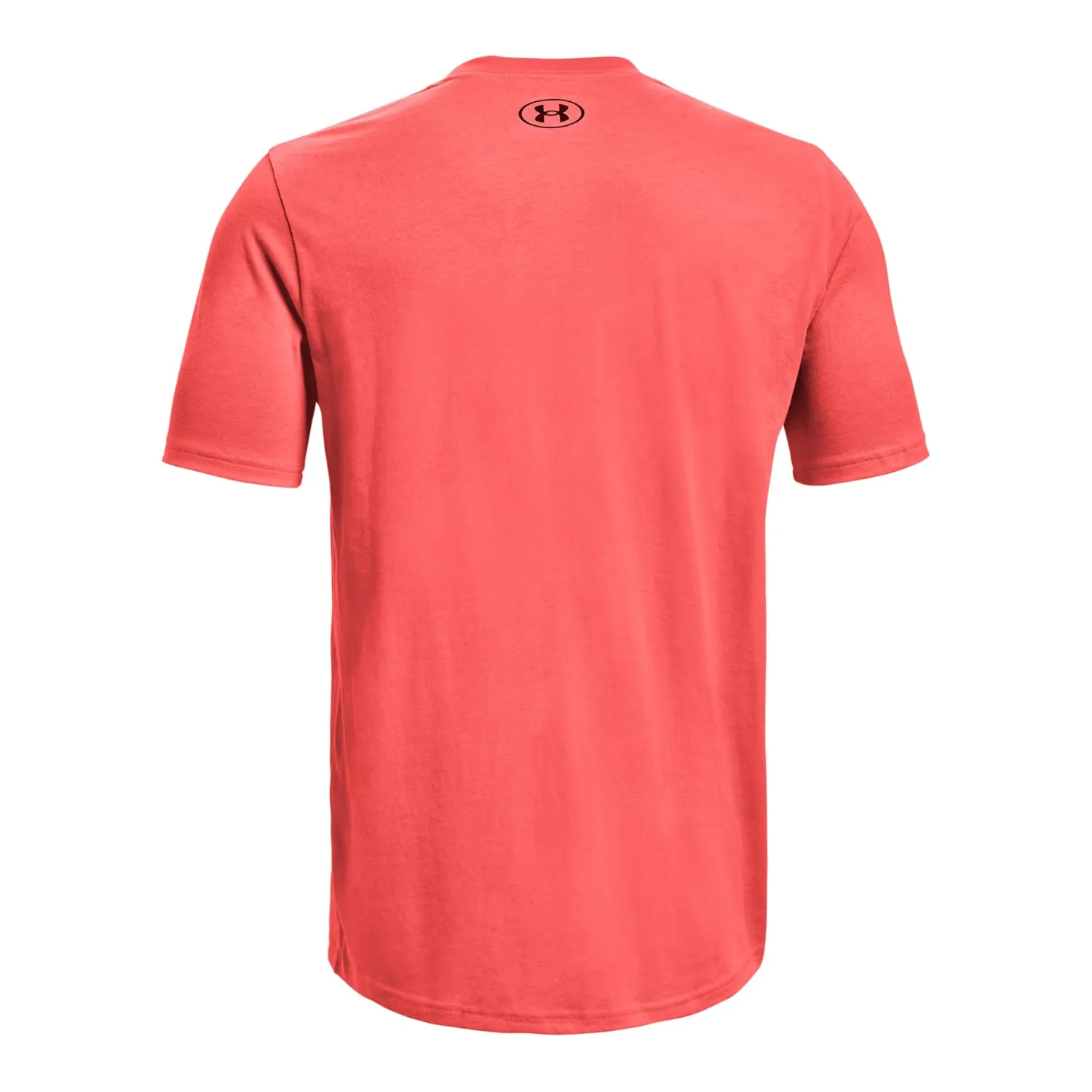 Under Armour Men's Left Chest Logo T-Shirt - Venom Red/Black, Small - immagine 4
