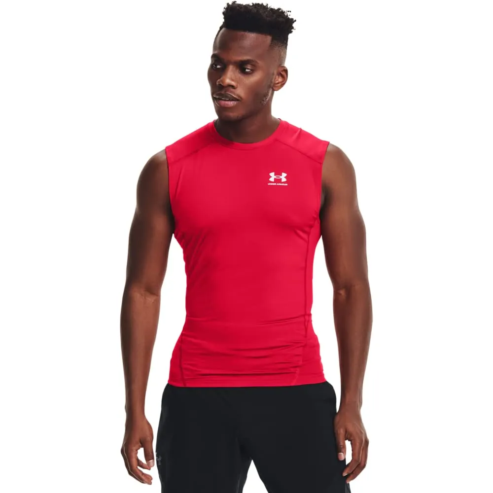 Under Armour HeatGear Maglietta senza maniche a compressione da uomo - immagine 1