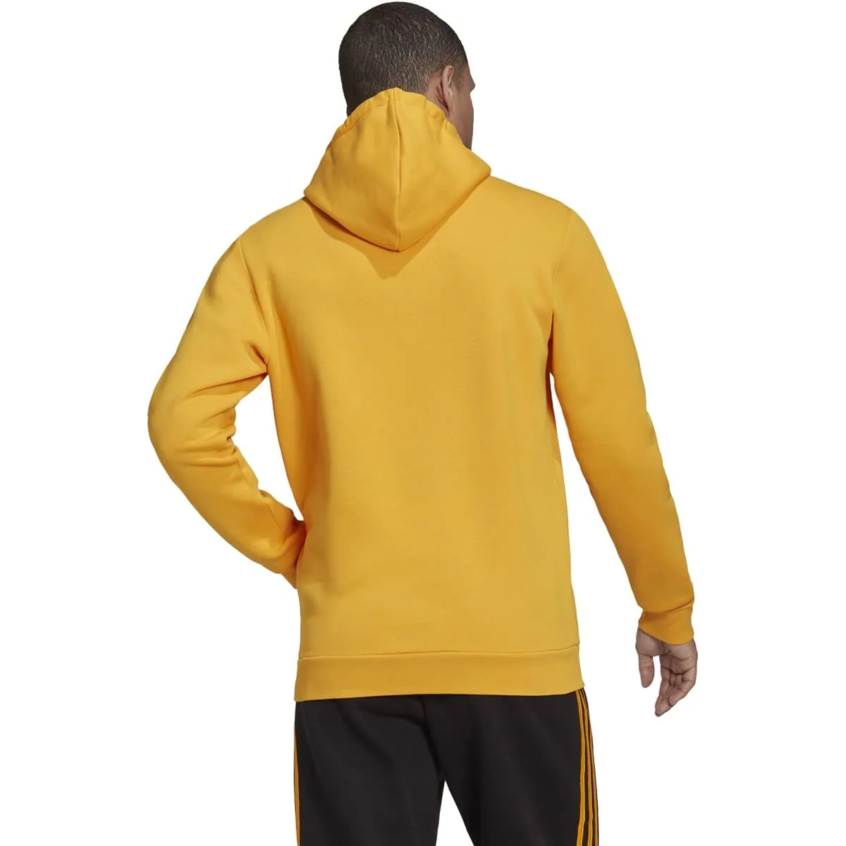 adidas Men's Big & Tall Essentials Hoodie, Semi Solar Gold/Black, XXL Tall - immagine 2